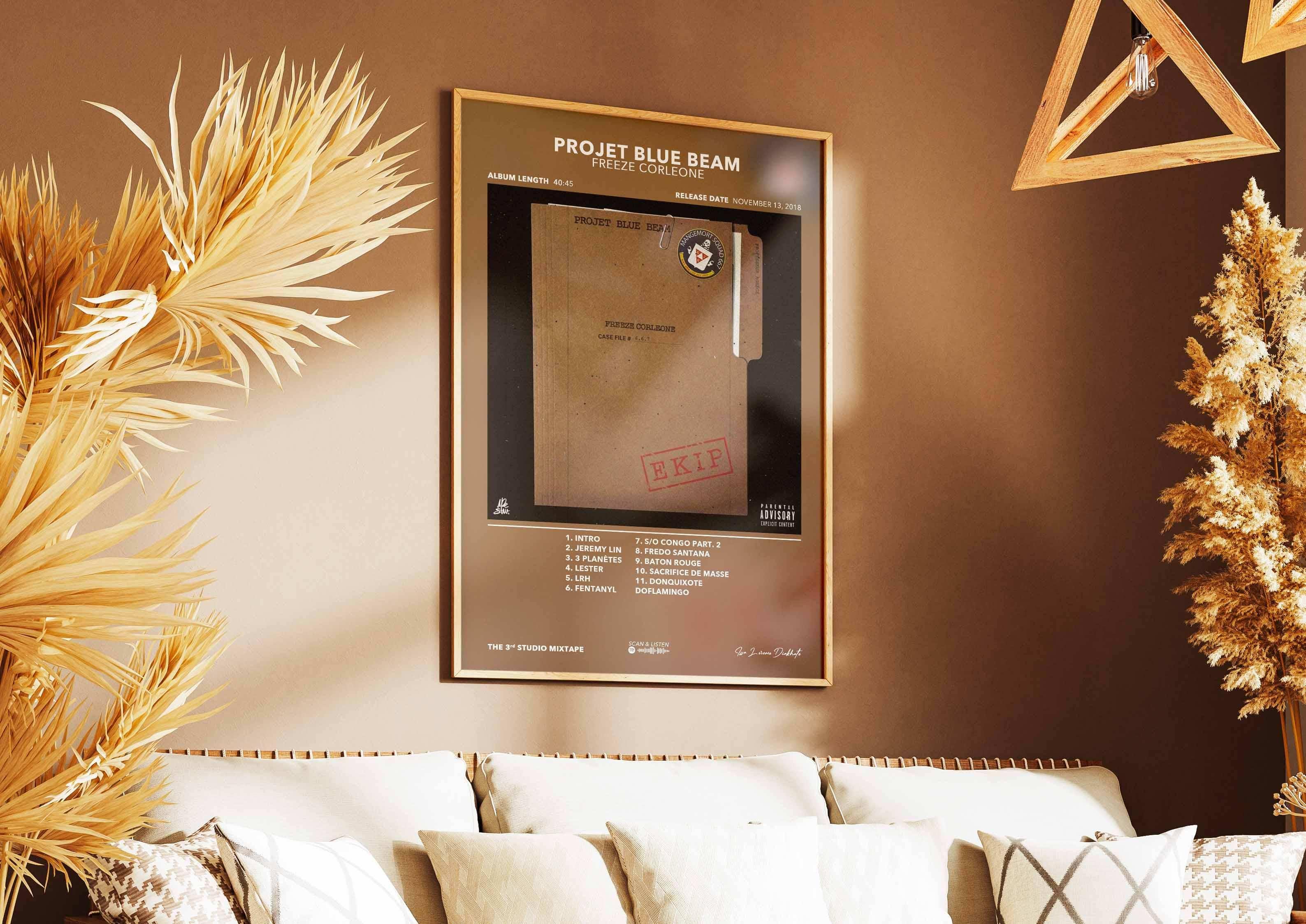 Poster Projet Blue Beam (PBB) Freeze Corleone - Backyard