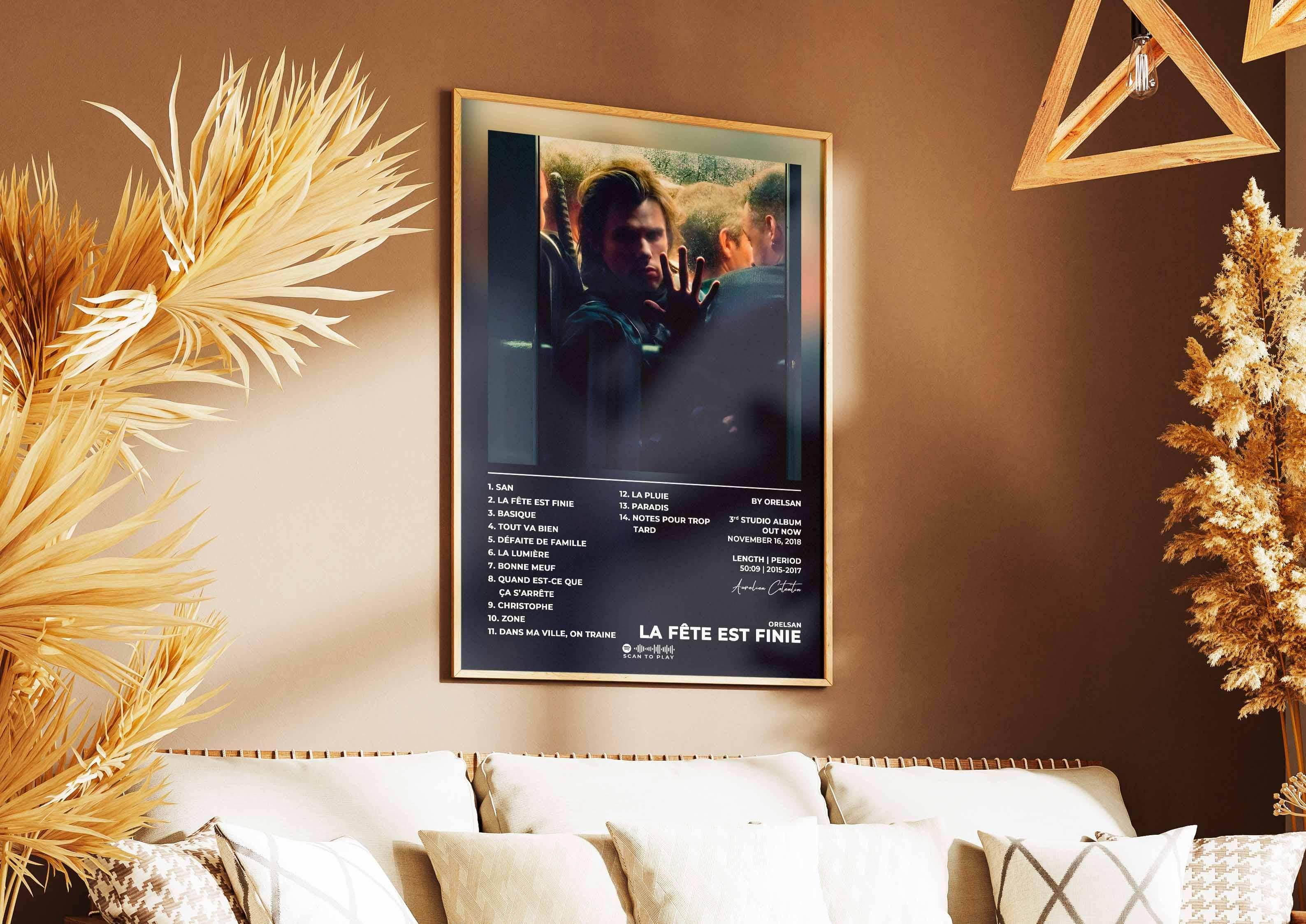 La Fete Est Finie Orelsan Poster - Backyard