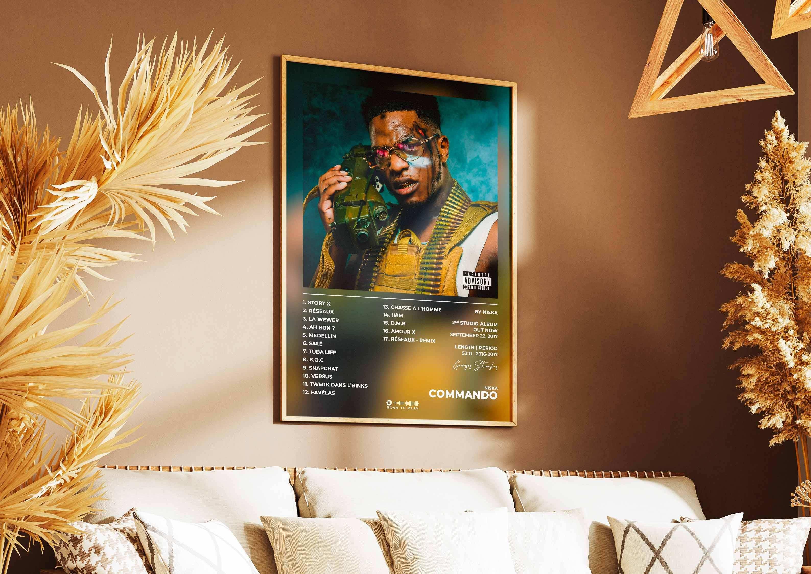 Commando Niska Poster - Backyard