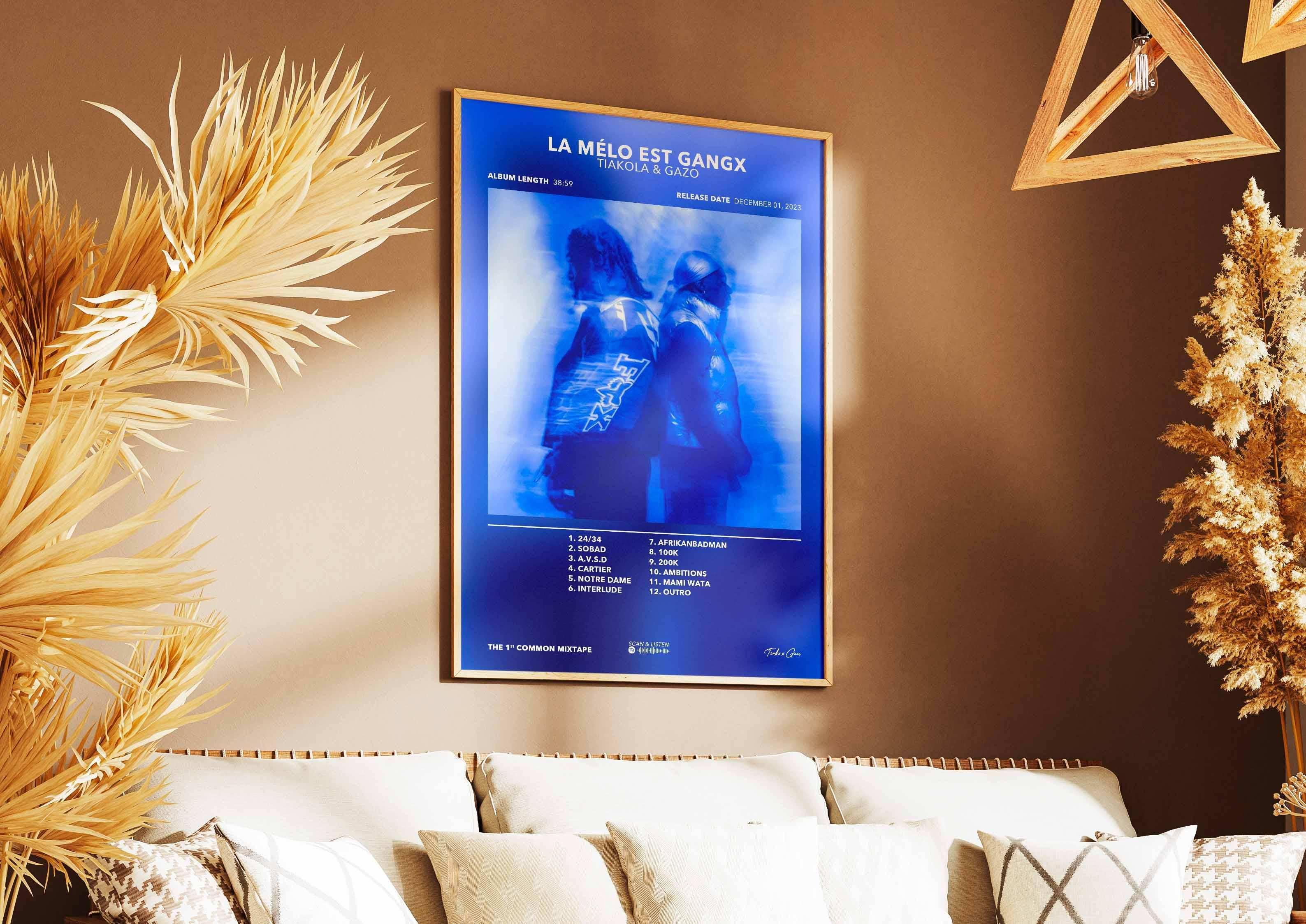 Poster La Mélo Est Gangx Tiakola & Gazo - Backyard