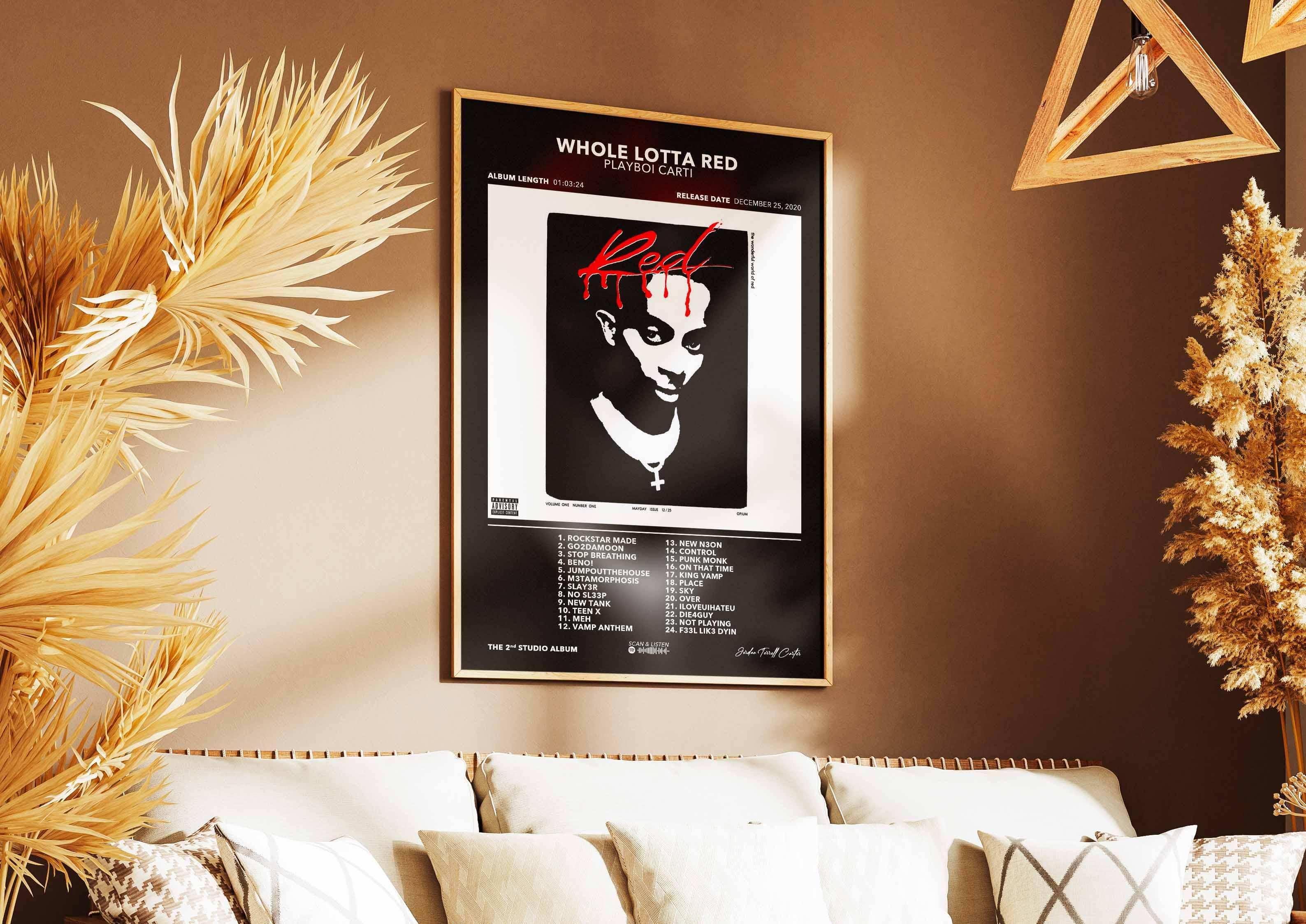 Poster Whole Lotta Red Playboi Carti - Backyard