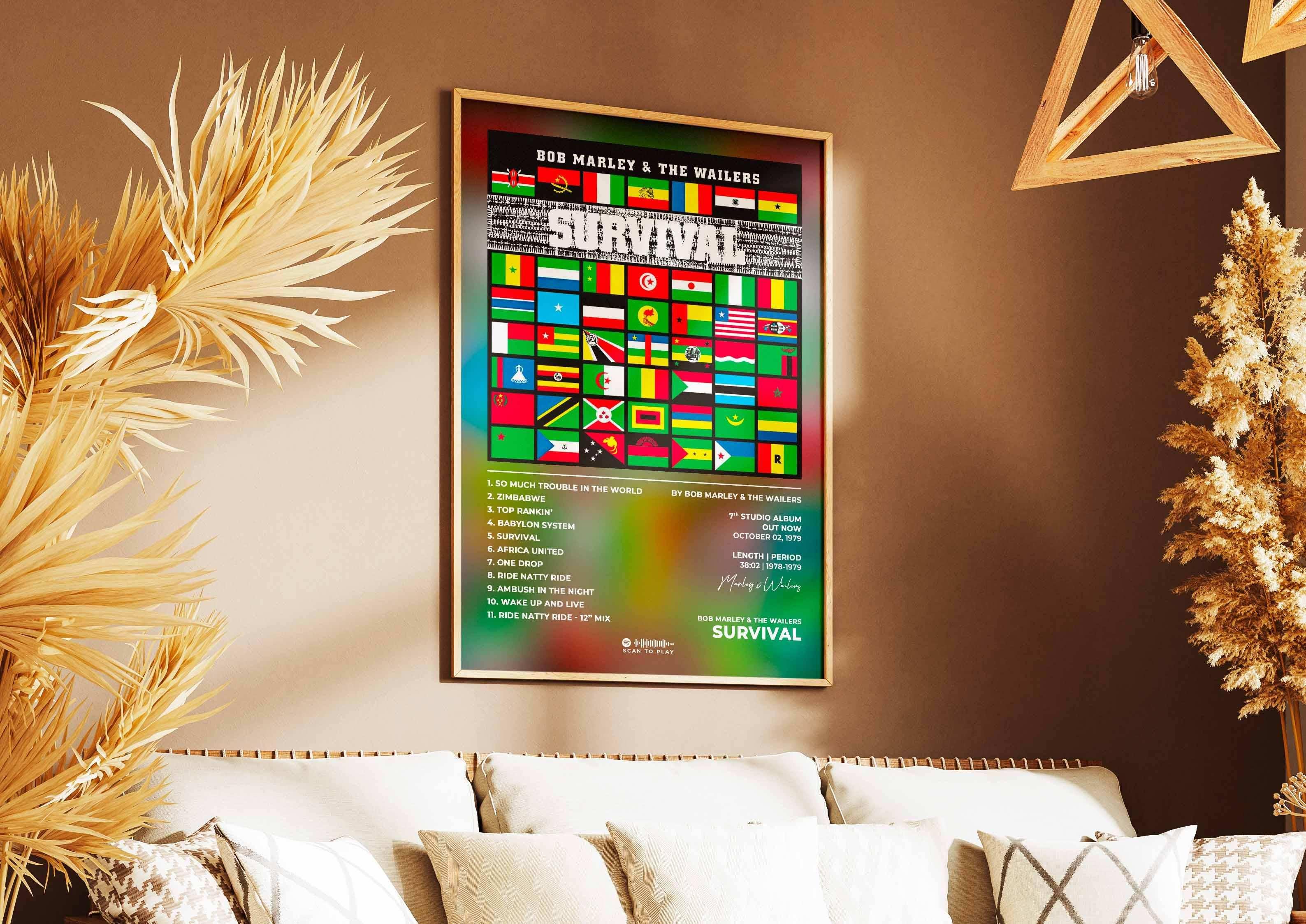 Survival Bob Marley Poster - Backyard