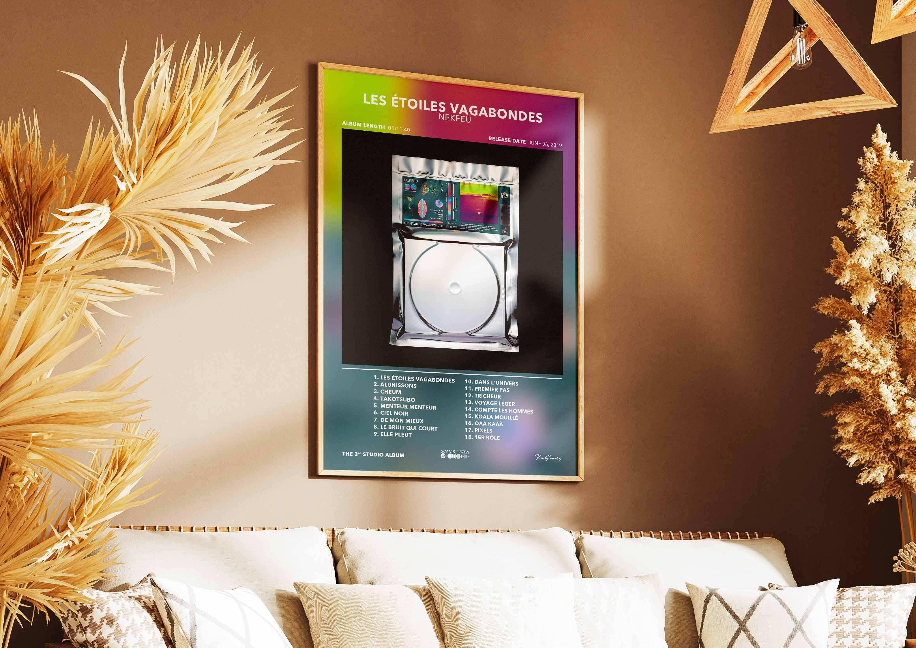 Poster Les Étoiles Vagabondes Nekfeu - Backyard