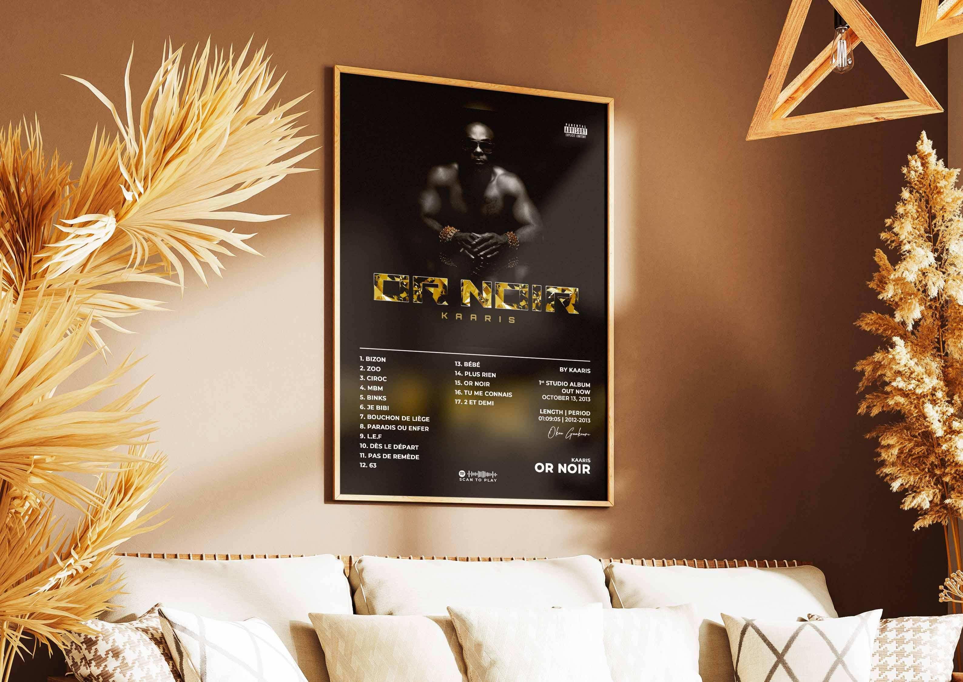 Or Noir Kaaris Poster - Backyard