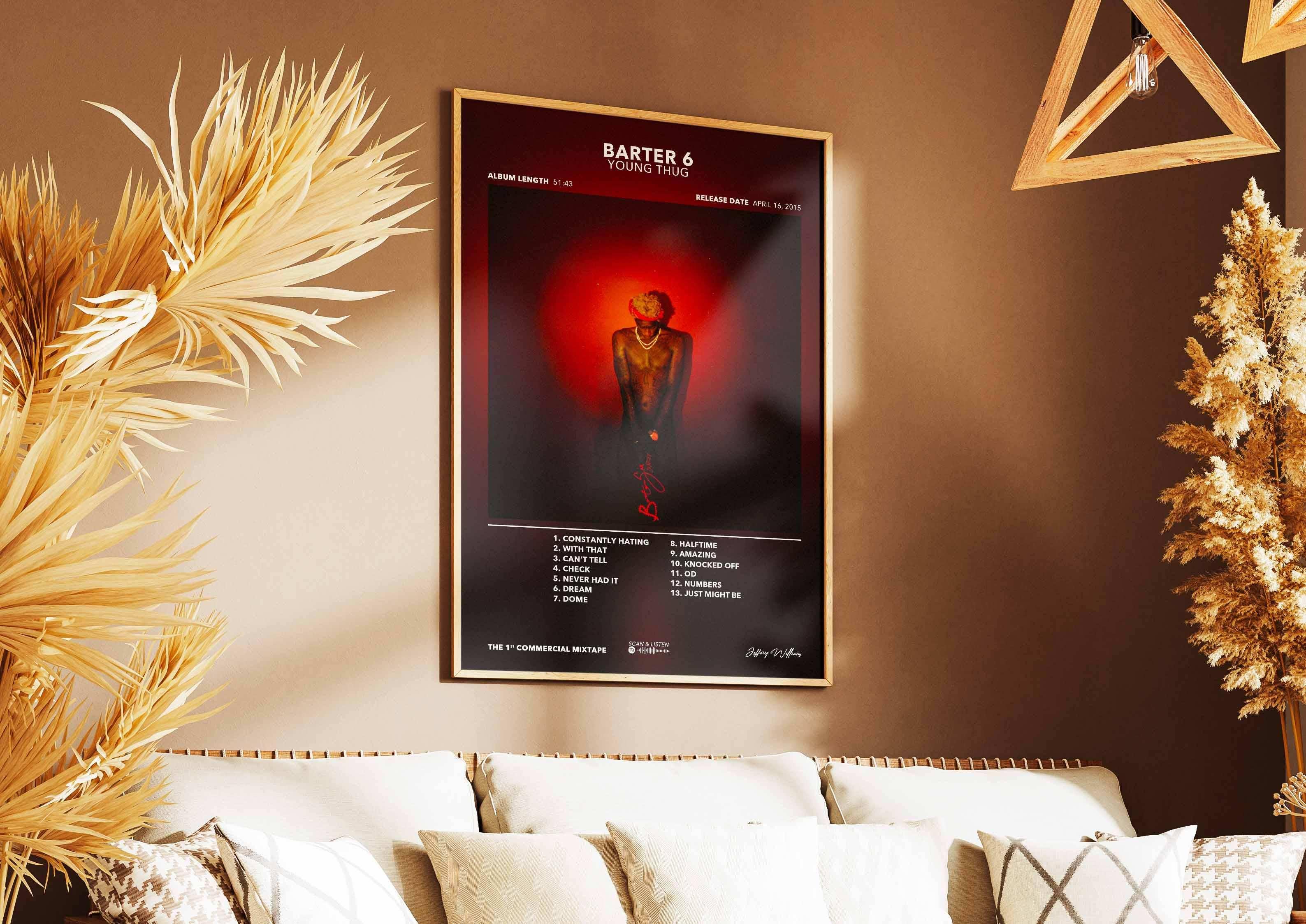 Poster Barter 6 Young Thug - Backyard