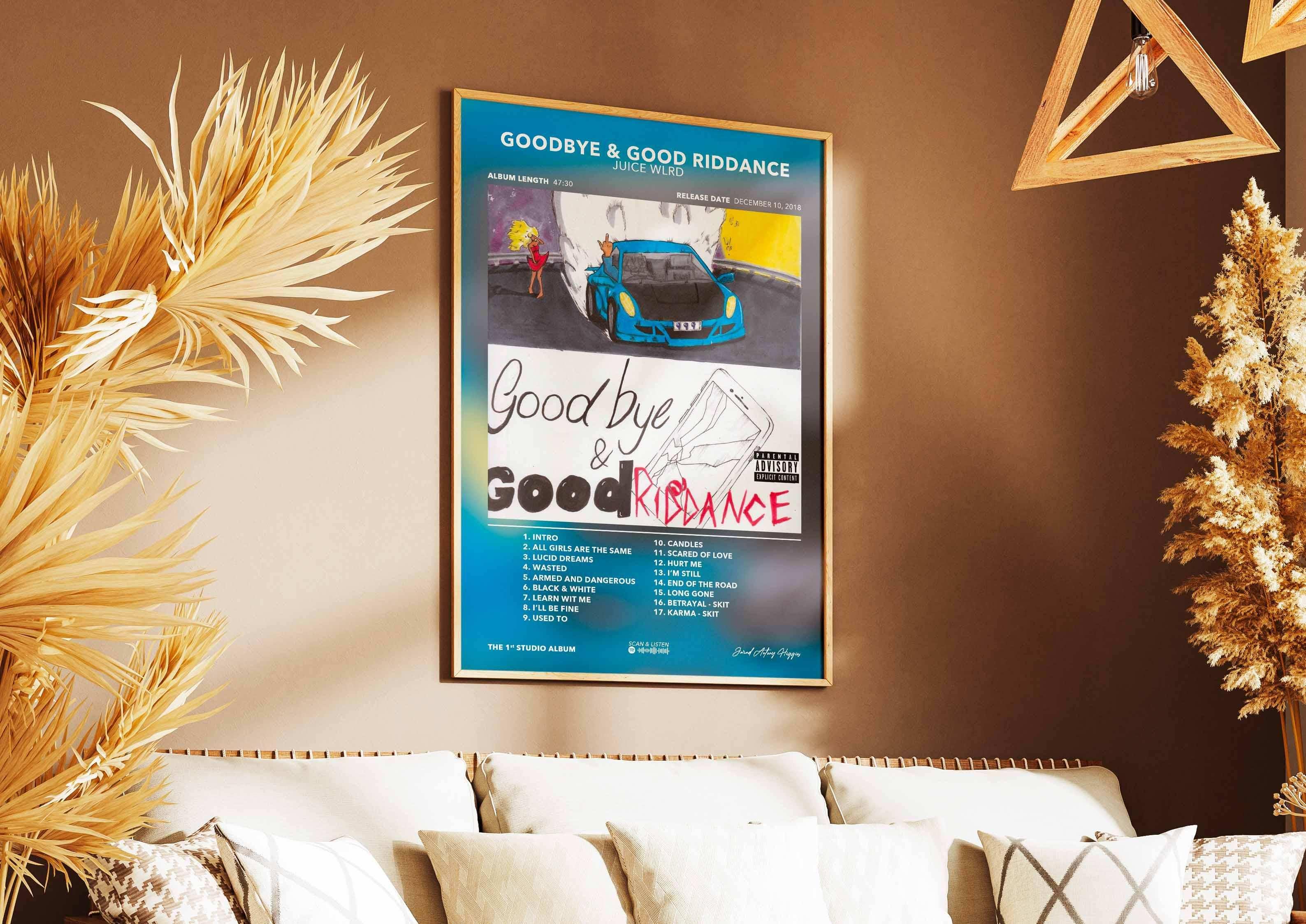 Poster Goodbye And Good Riddance Juice Wrld - Backyard