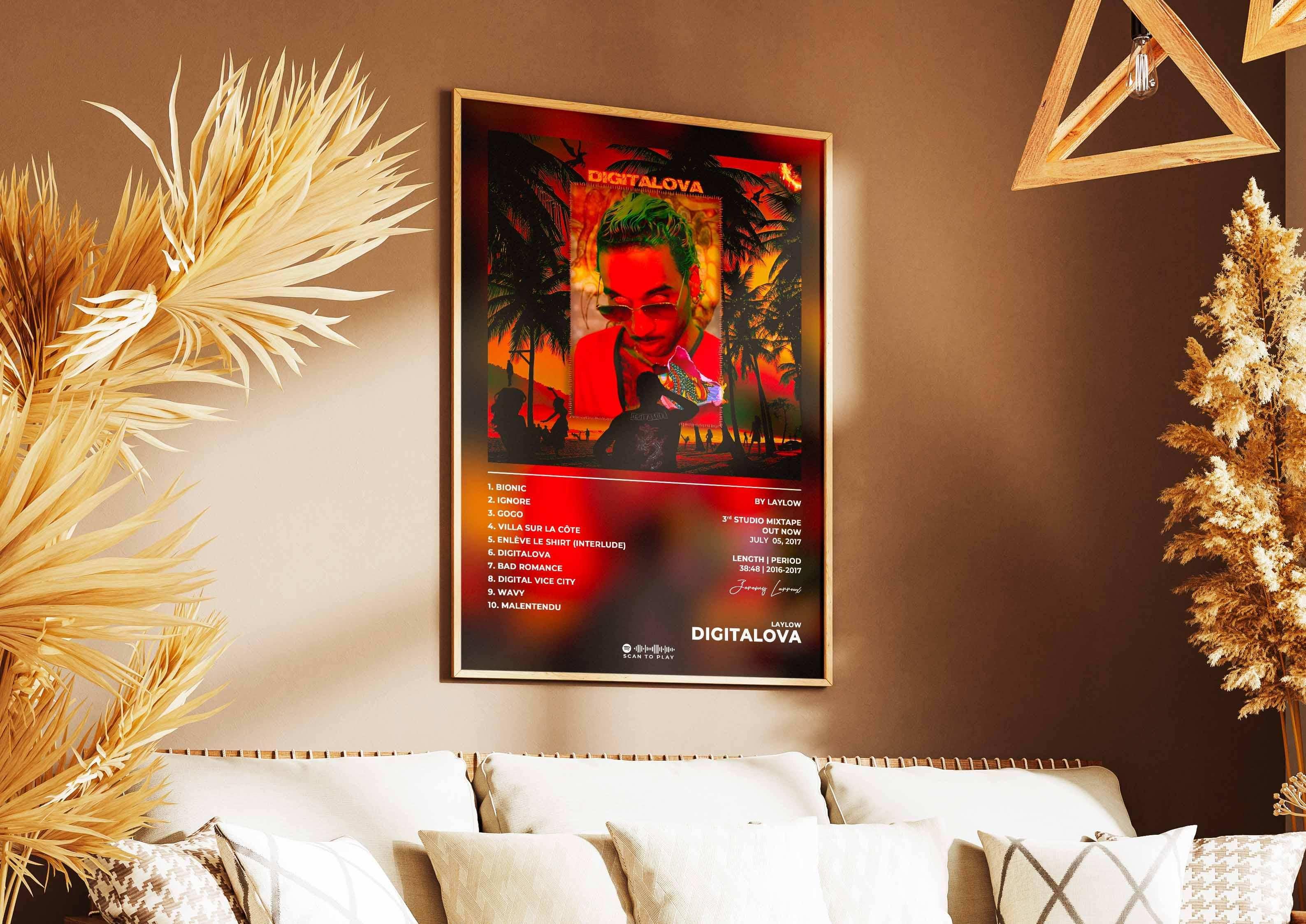 Digital Lova Laylow Poster - Backyard