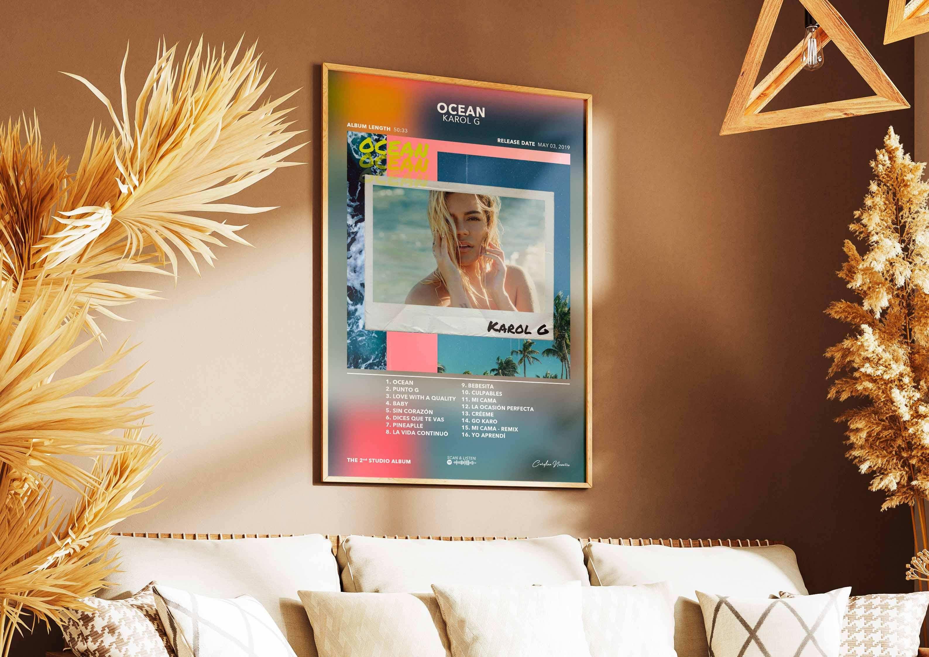 Poster Ocean Karol G - Backyard