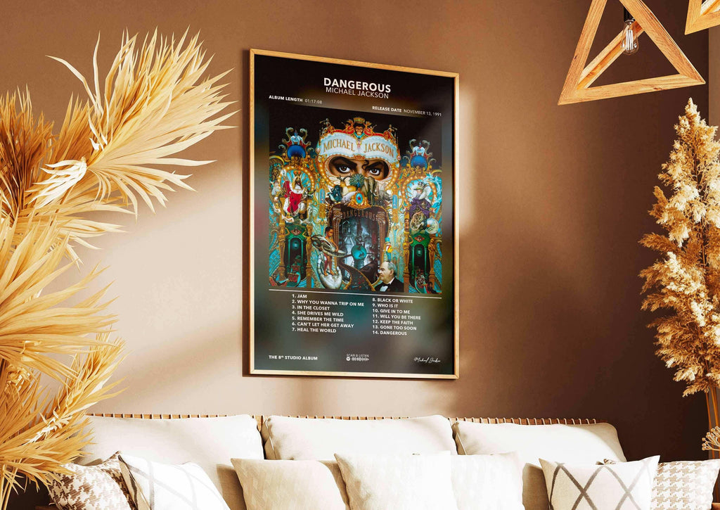 Poster Dangerous Michael Jackson - Backyard