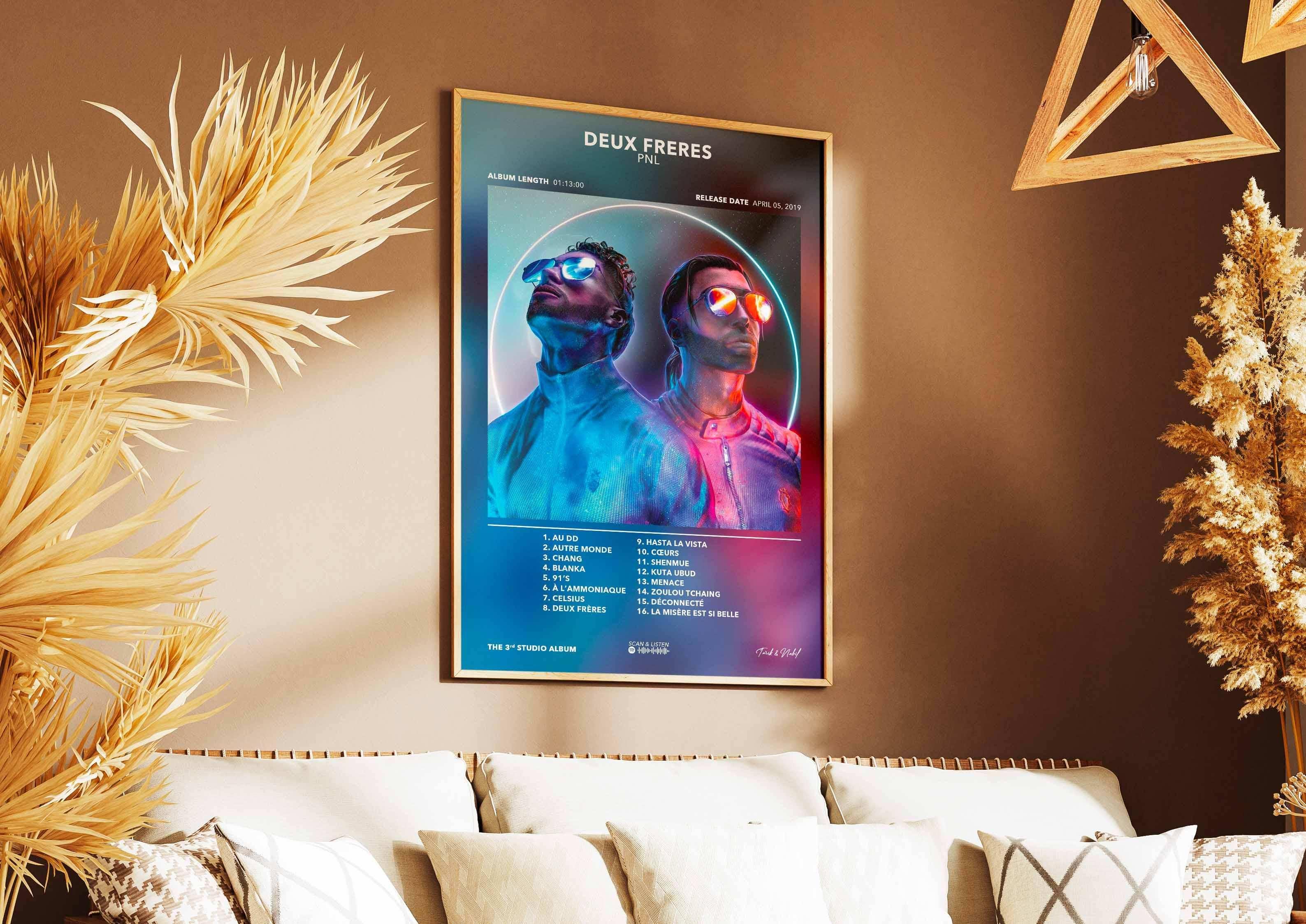Poster Deux Frères PNL - Backyard