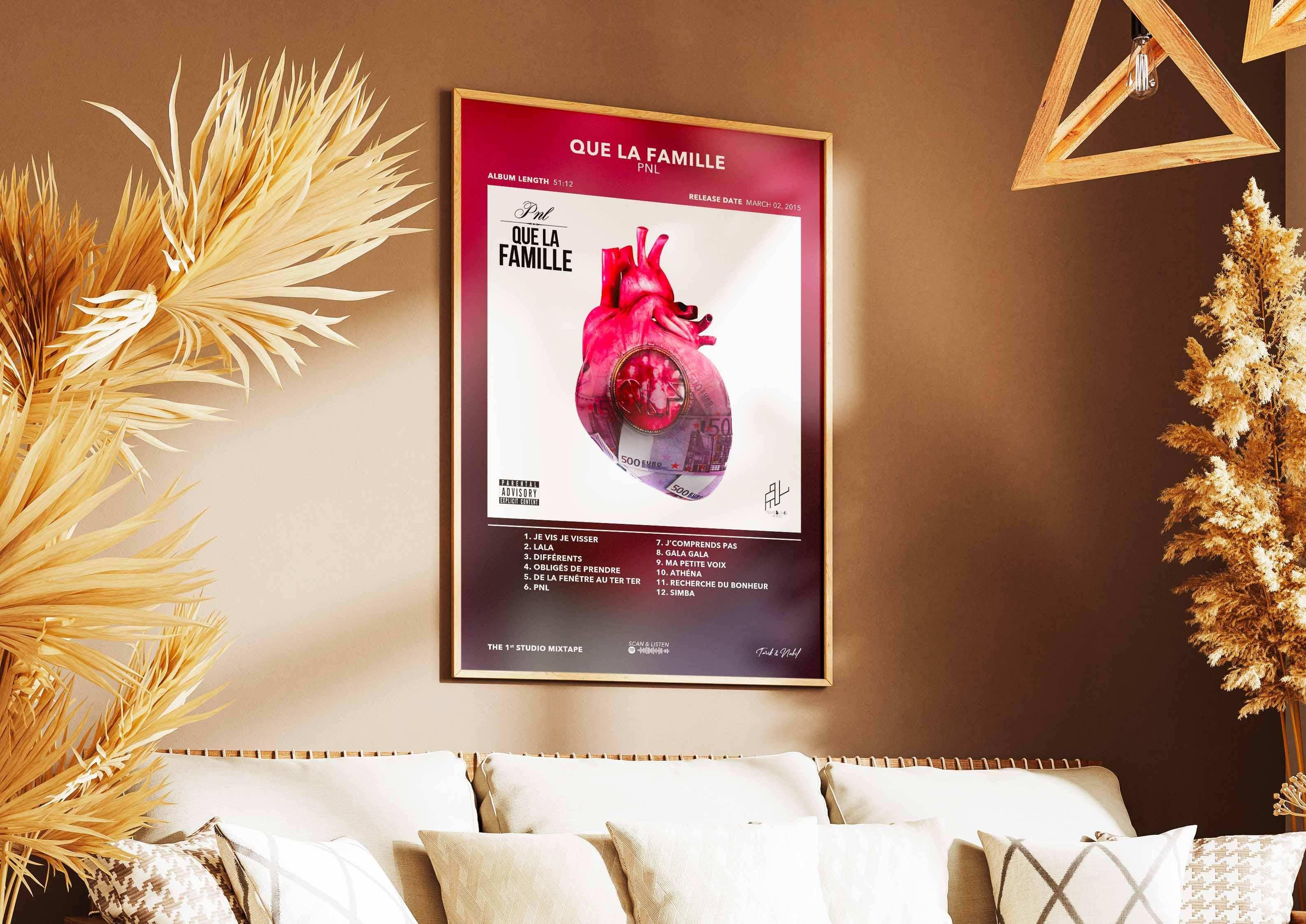 Poster Que La Famille PNL - Backyard