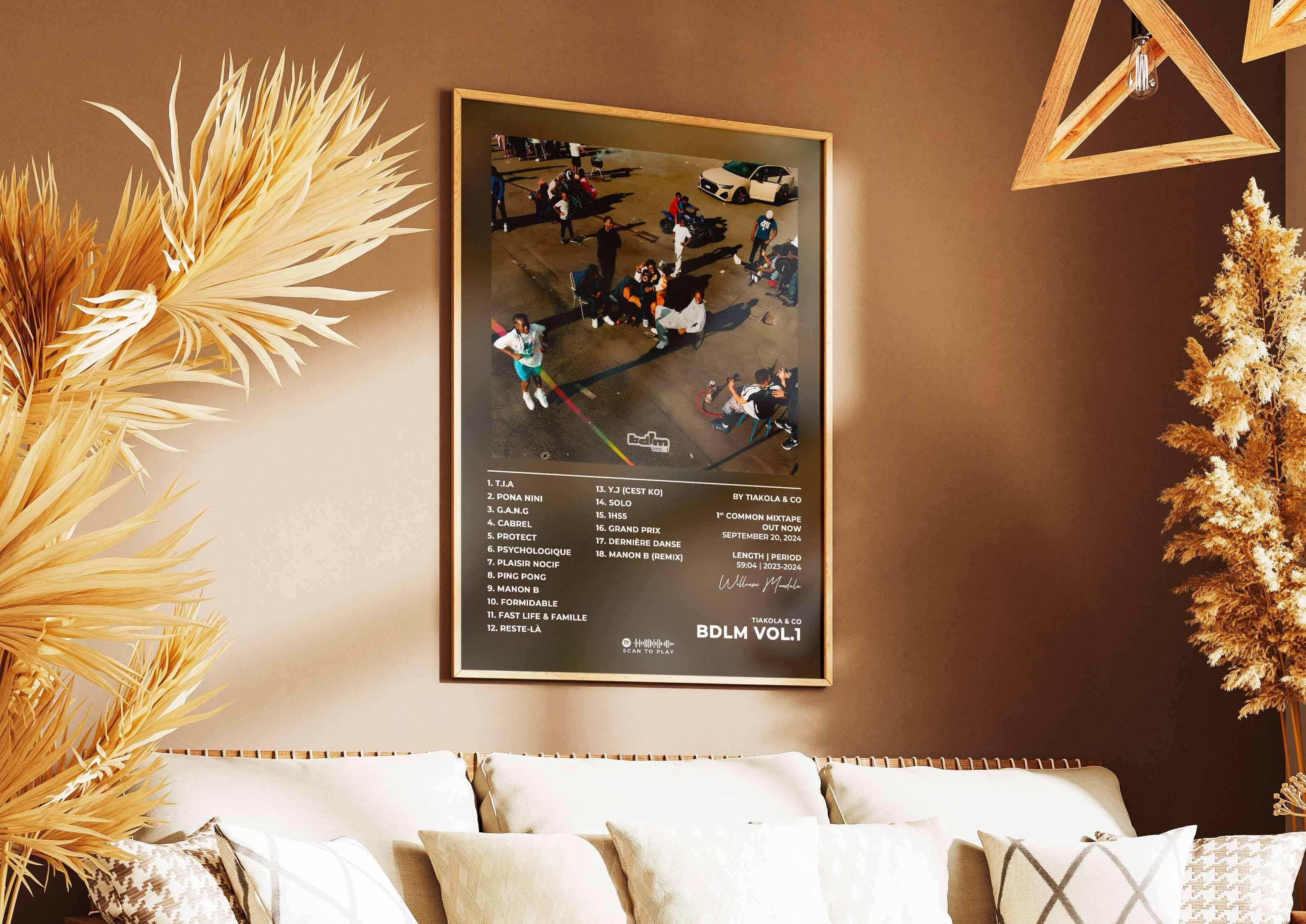 BDLM Vol. 1 Tiakola Poster - Backyard