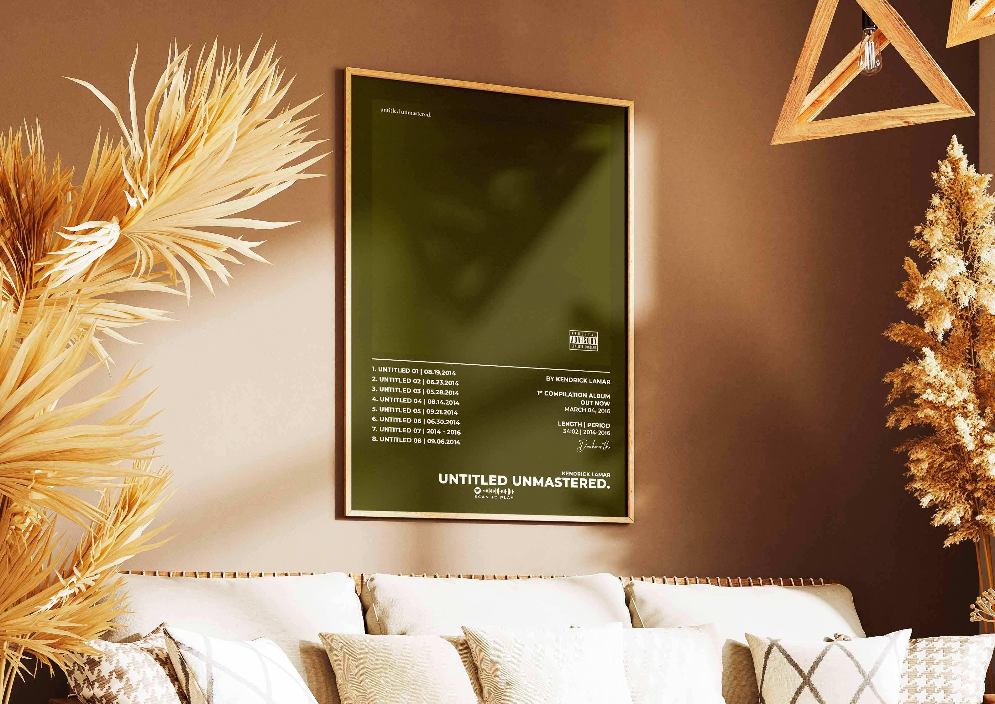 Untitled Unmastered Kendrick Lamar Poster - Backyard