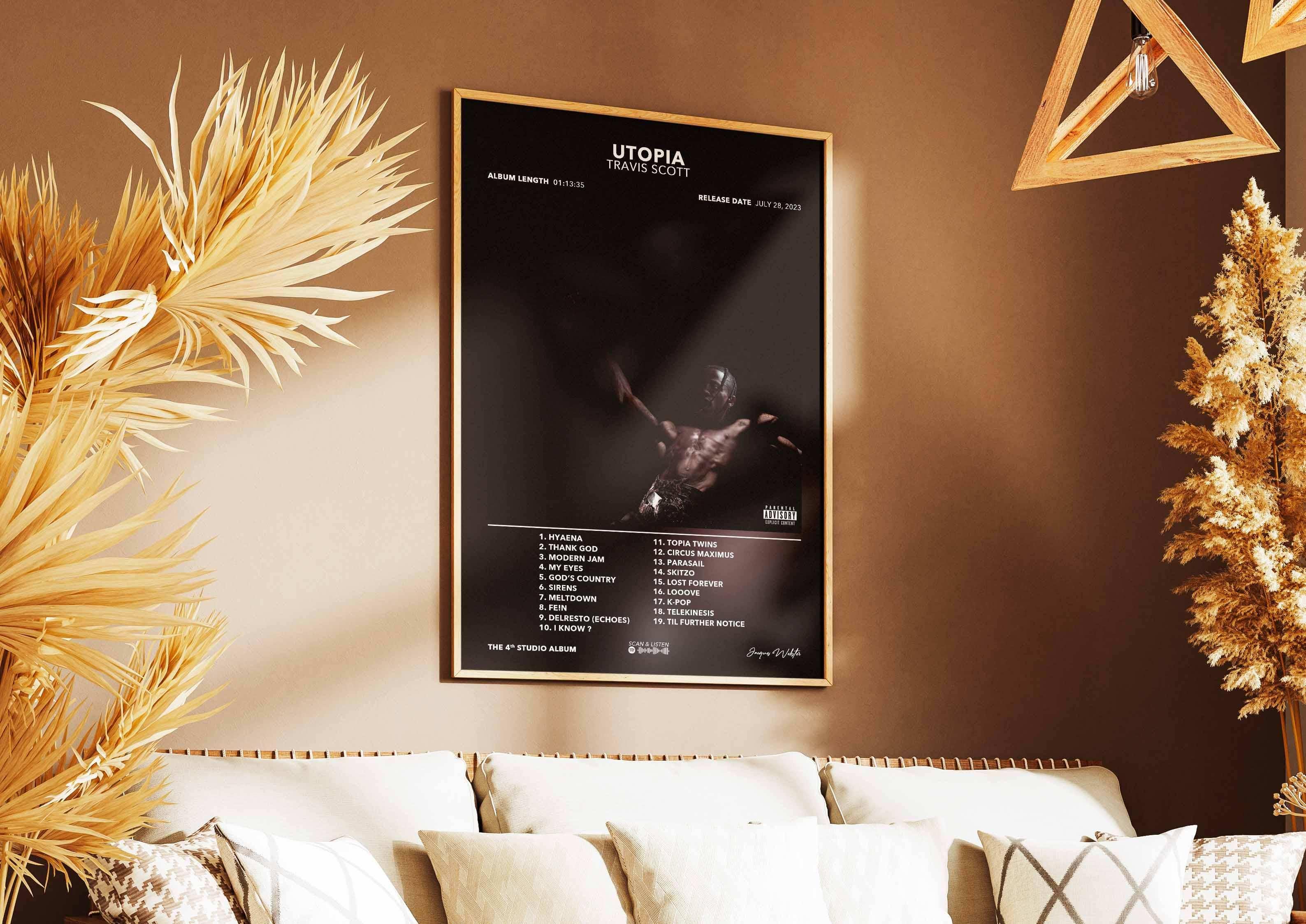 Poster Utopia Travis Scott - Backyard