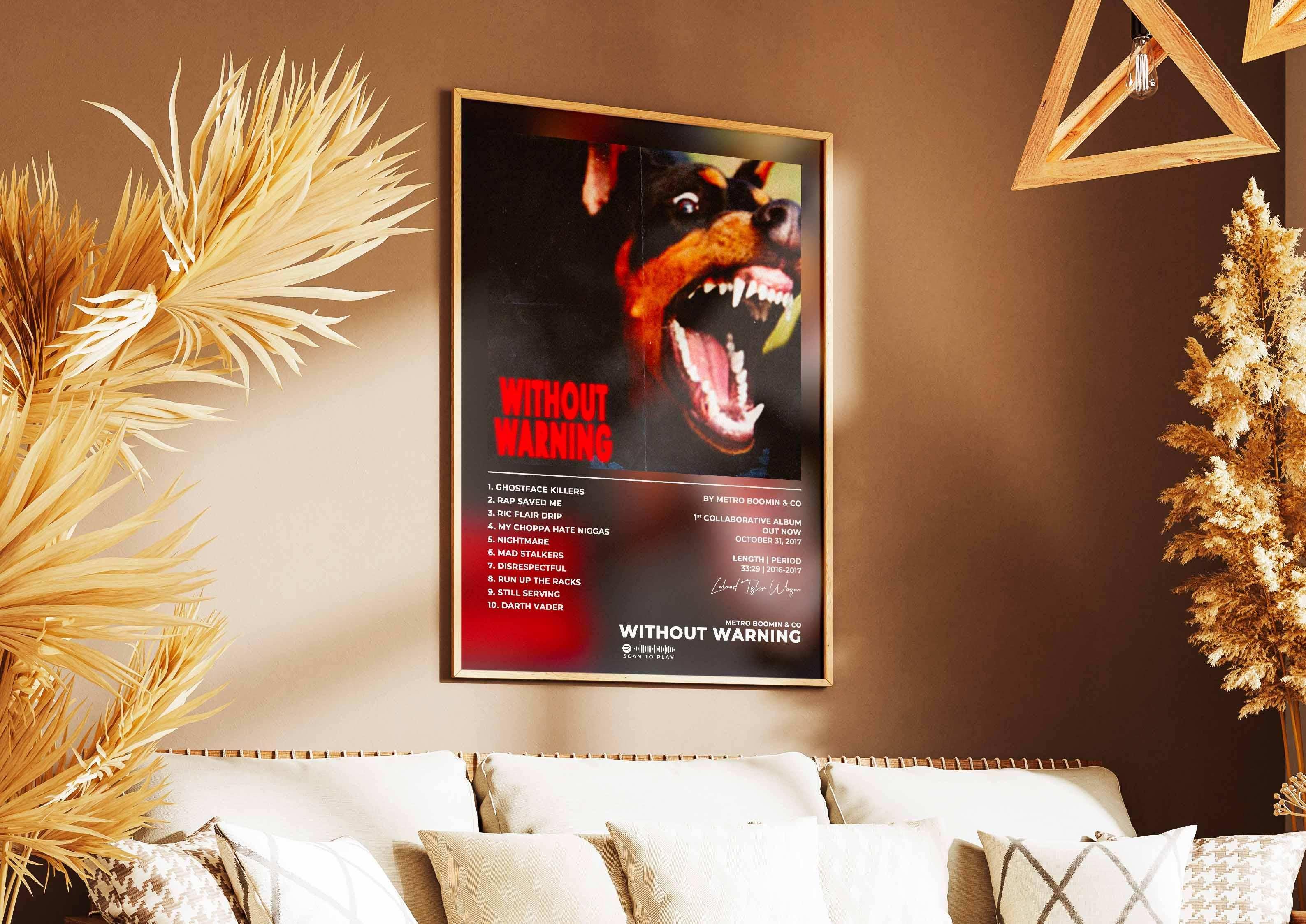 Without Warning Metro Boomin Poster - Backyard