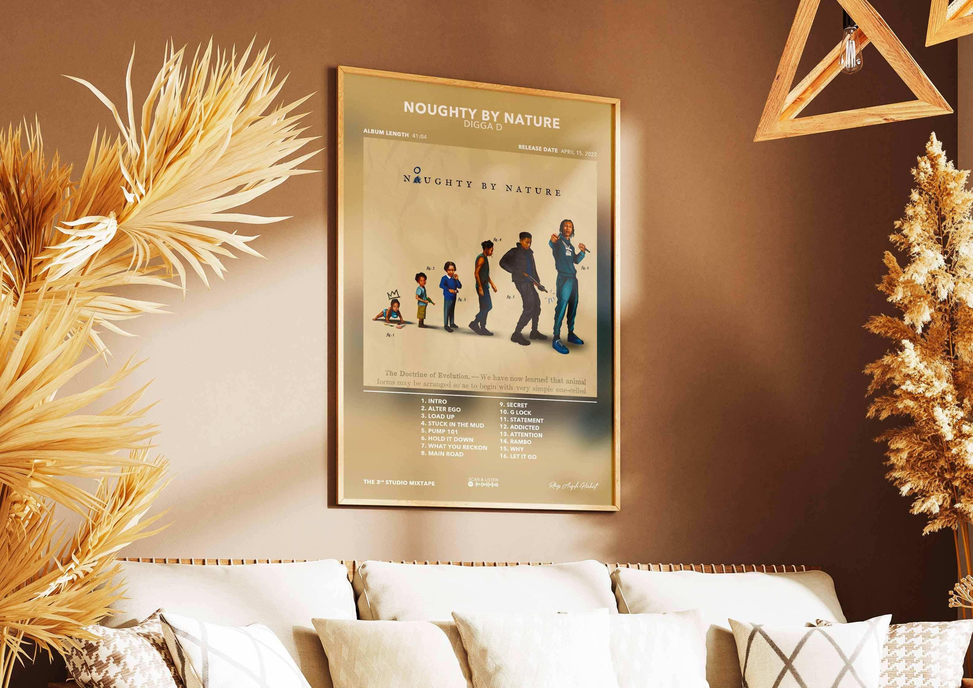 Poster Noughty By Nature Digga D - Backyard