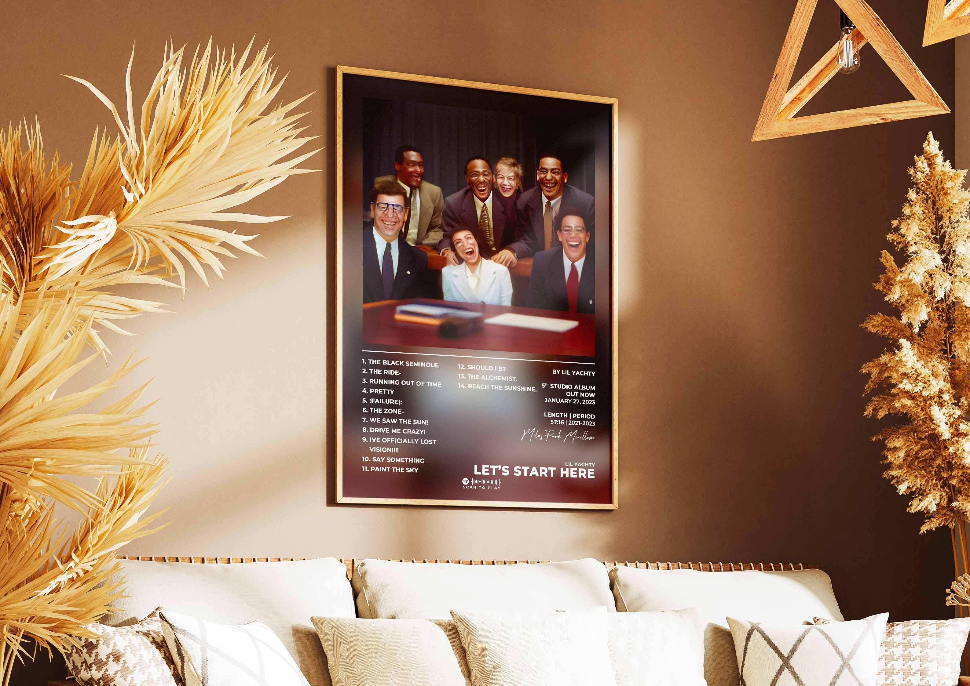 Let's Start Here Lil Yachty Poster - Backyard