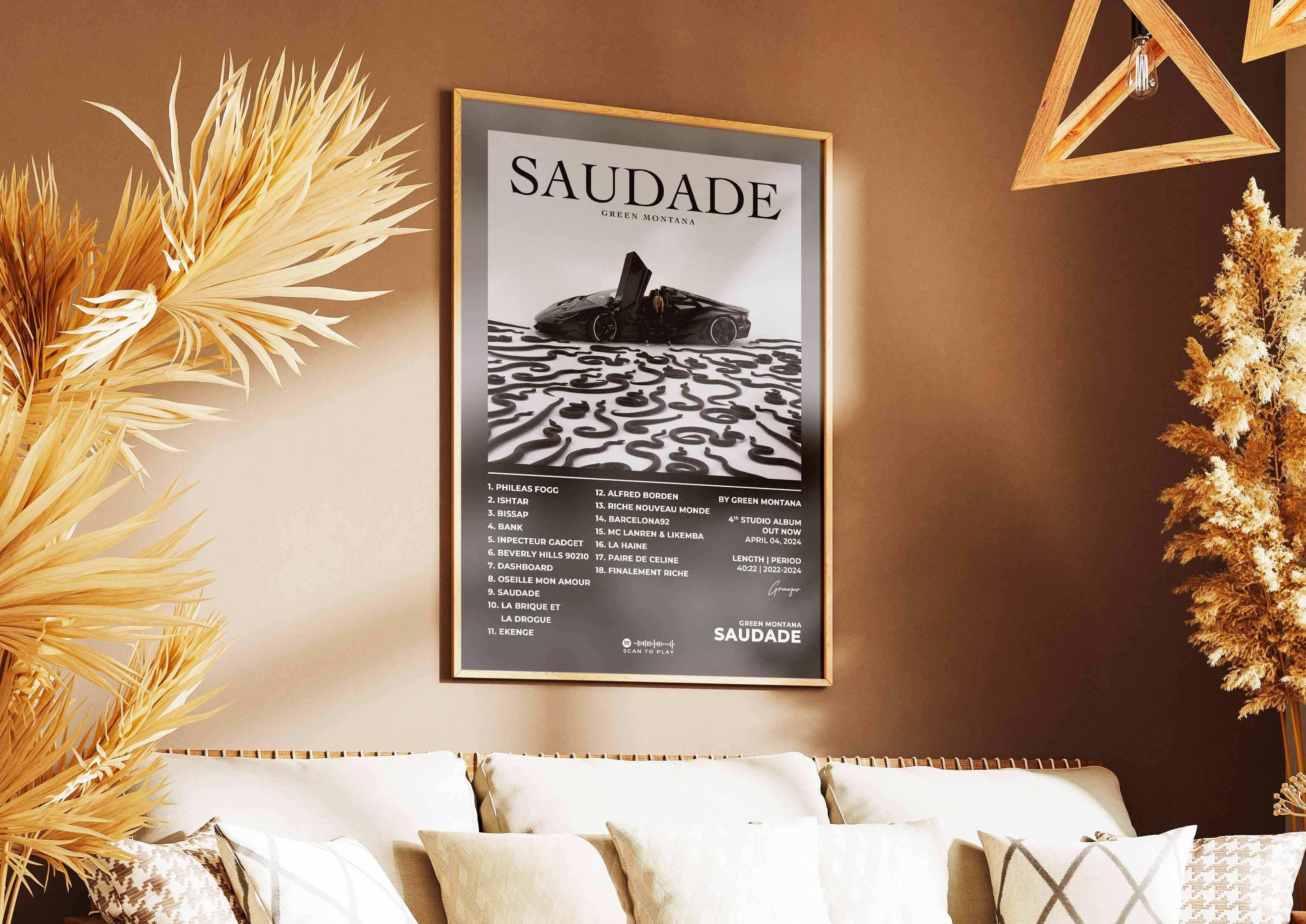 Saudade Green Montana Poster - Backyard