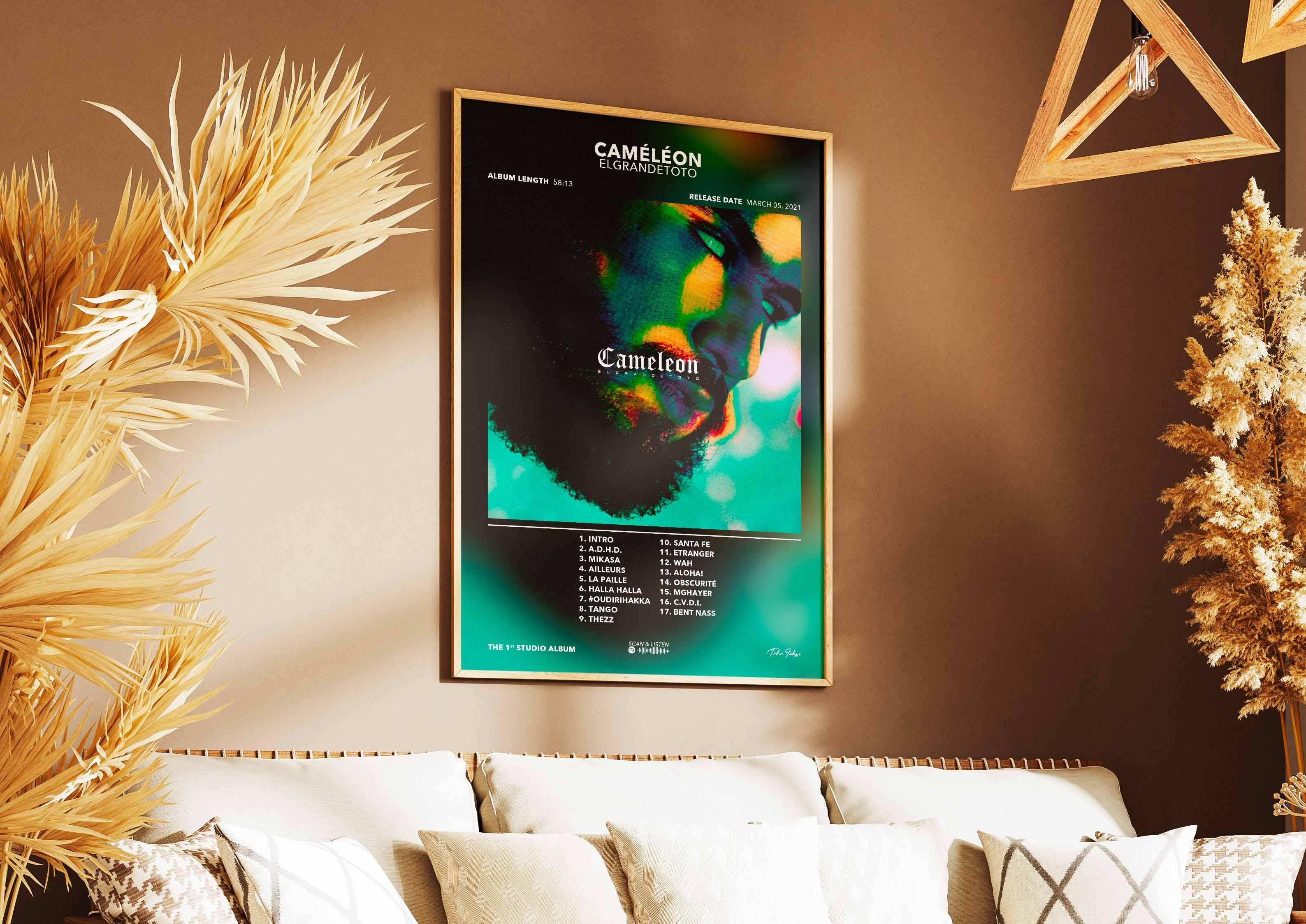 Poster Caméléon ElGrandeToto - Backyard