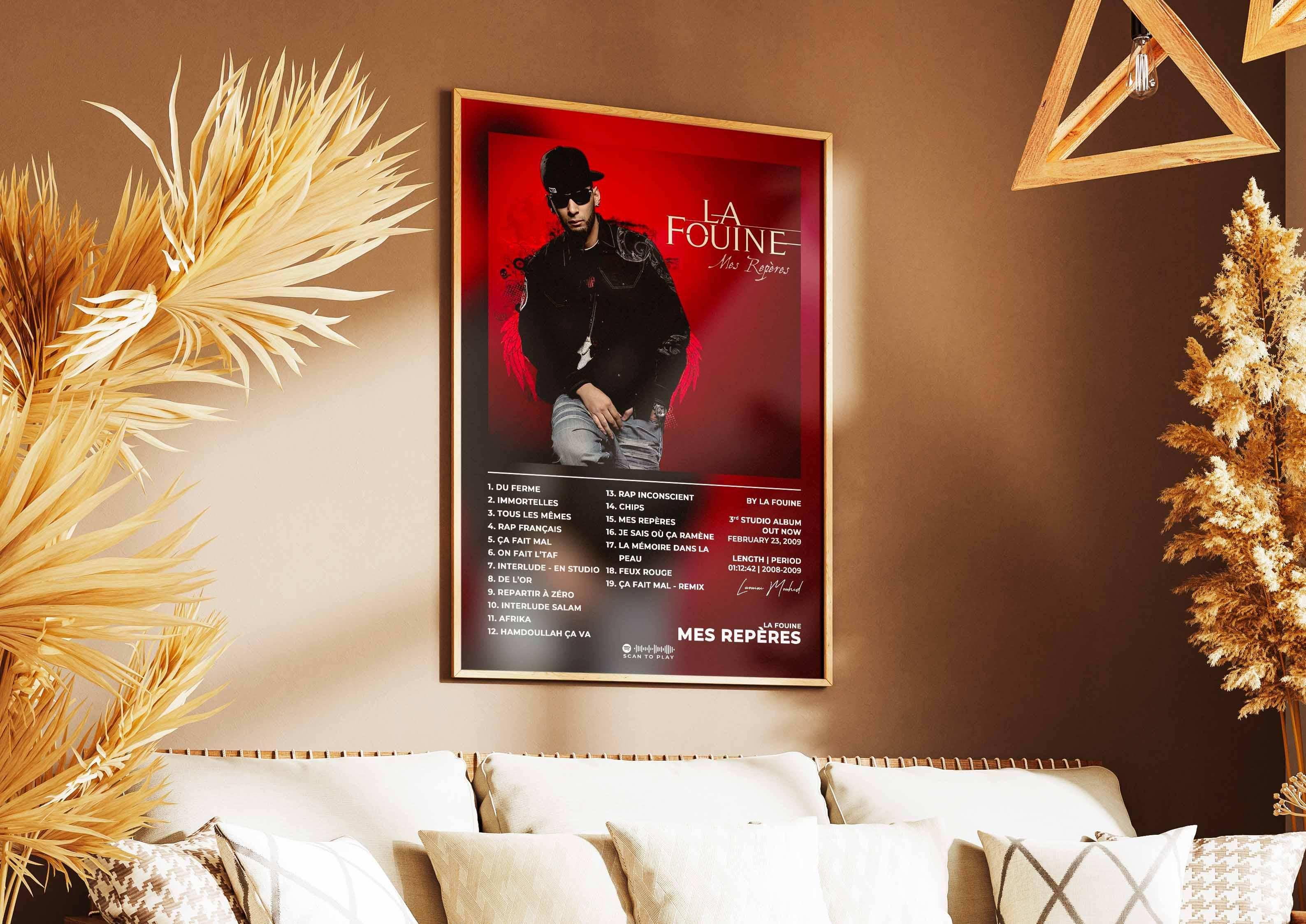 Mes Repères de La Fouine Poster - Backyard