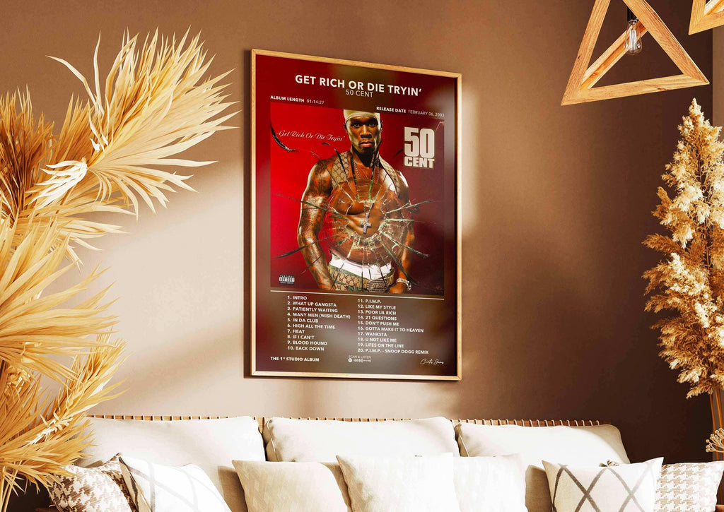 Poster Get Rich Or Die Tryin' 50 Cent - Backyard