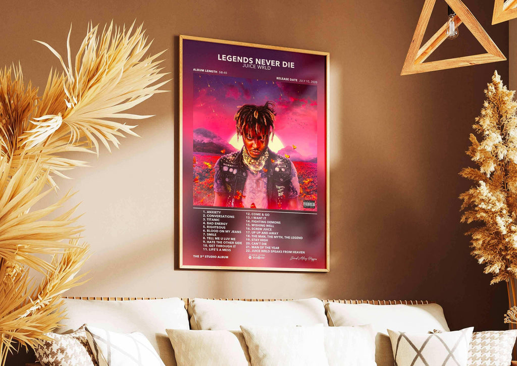 Poster Legends Never Die Juice WRLD - Backyard