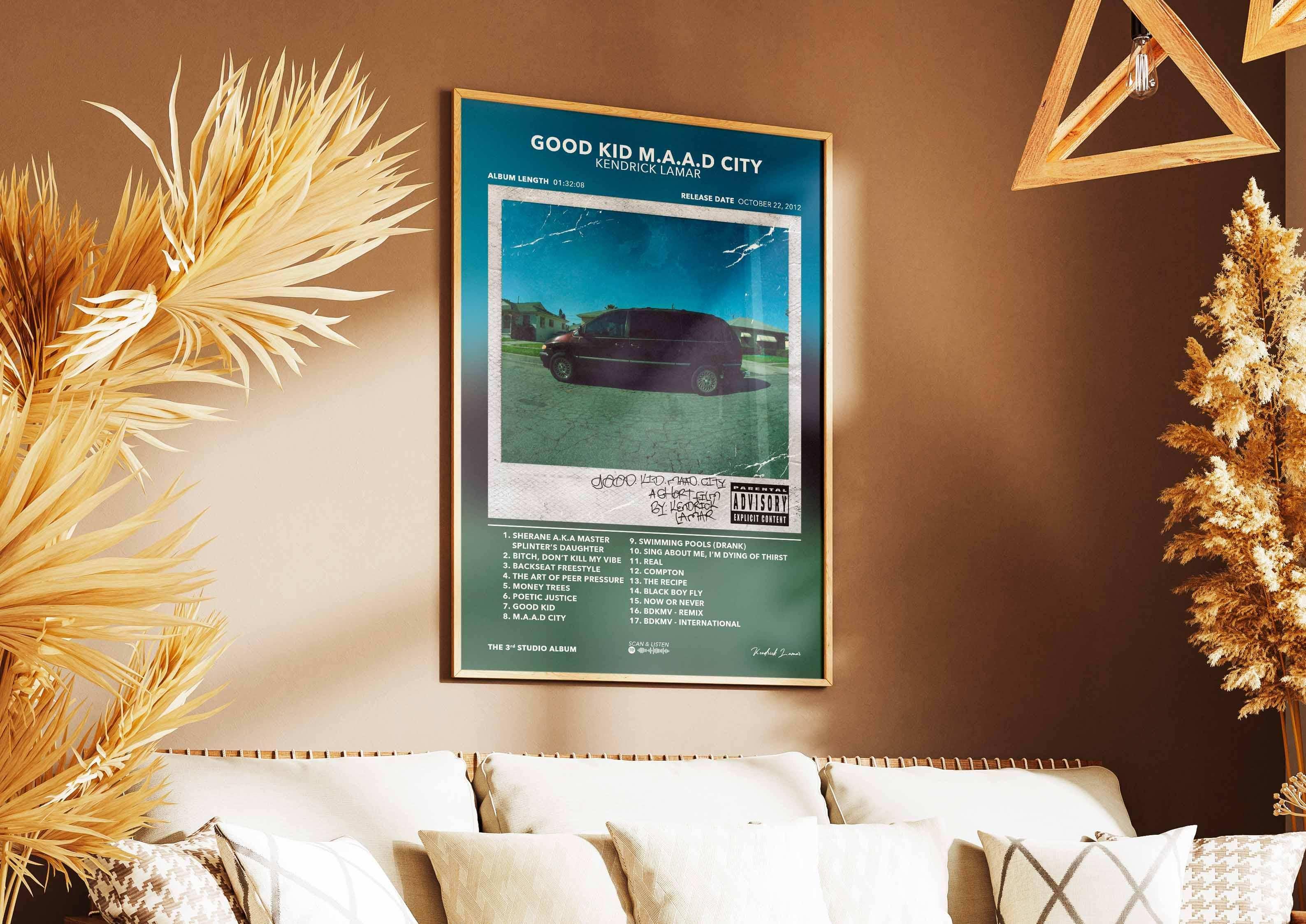 Poster Good Kid M.A.A.D City Kendrick Lamar - Backyard