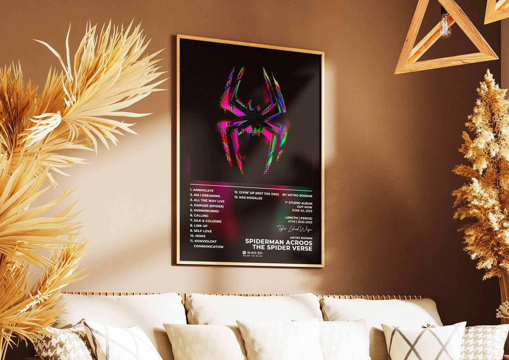 Spider-Man : Acroos The Spider-Verse Metro Boomin Poster - Backyard