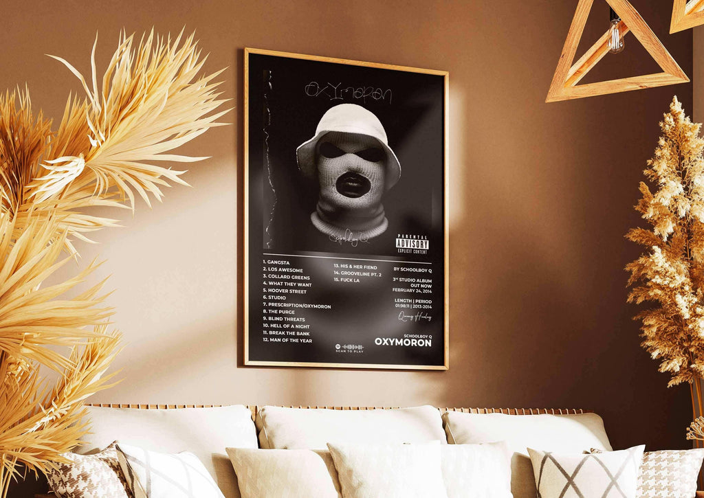 Oxymoron SchoolBoy Q Poster - Backyard