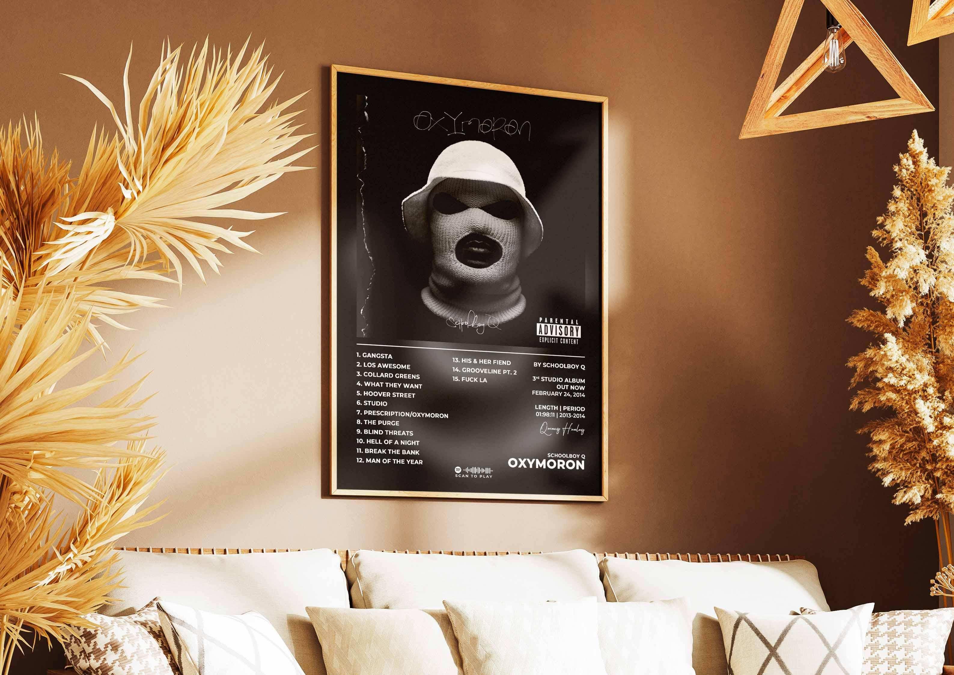 Oxymoron SchoolBoy Q Poster - Backyard