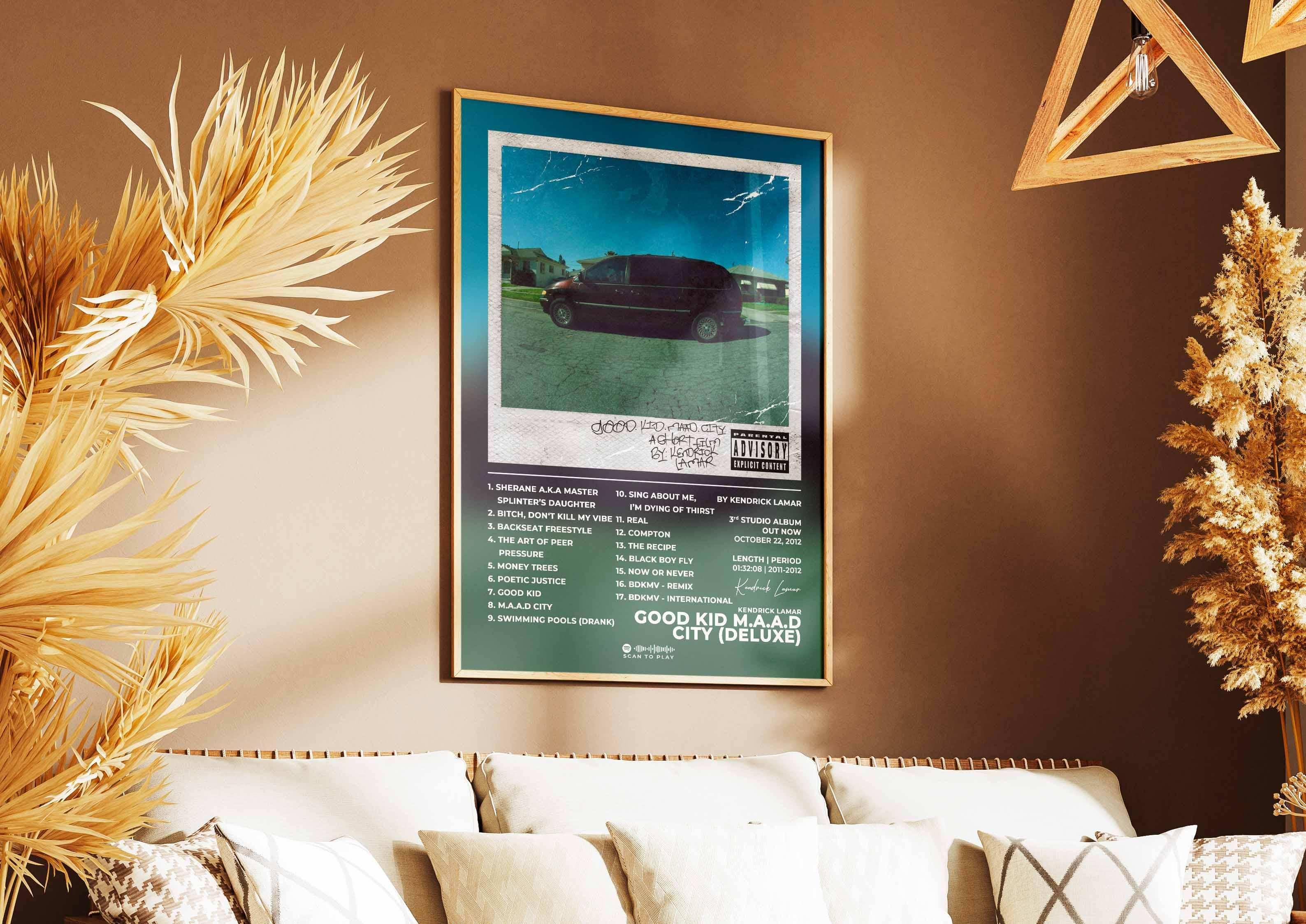 Good Kid M.A.A.D City Kendrick Lamar Poster - Backyard