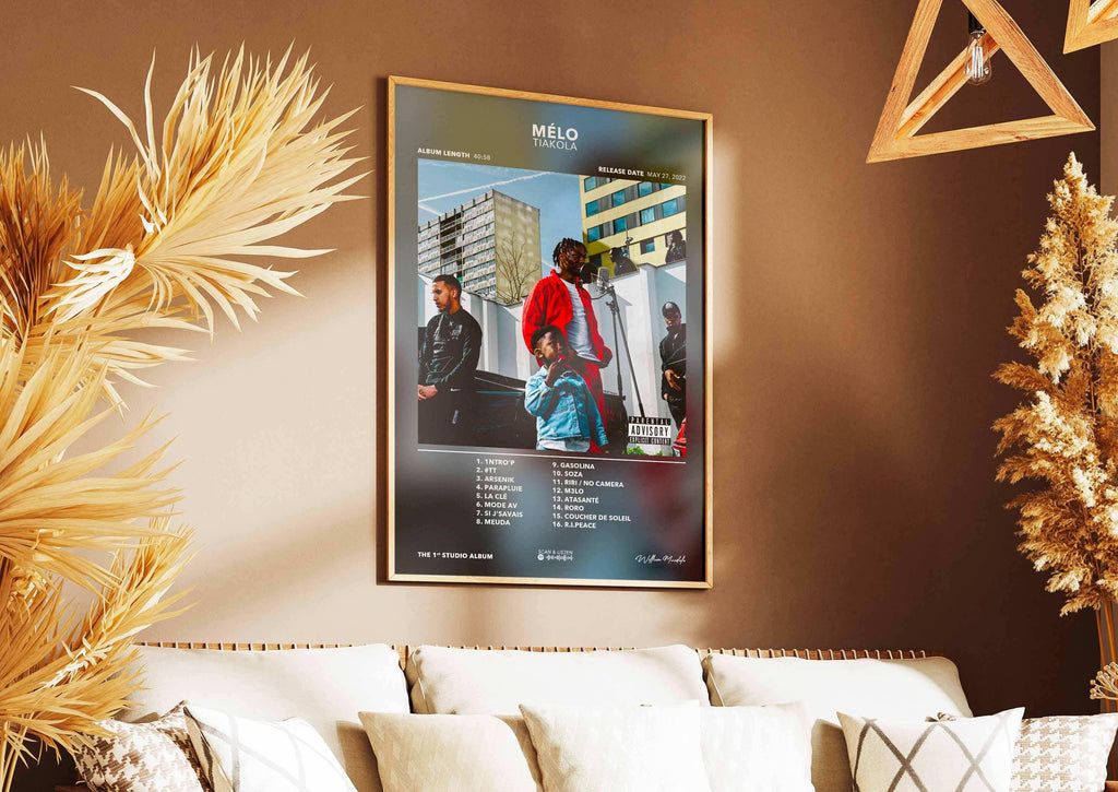 Poster Mélo Tiakola - Backyard