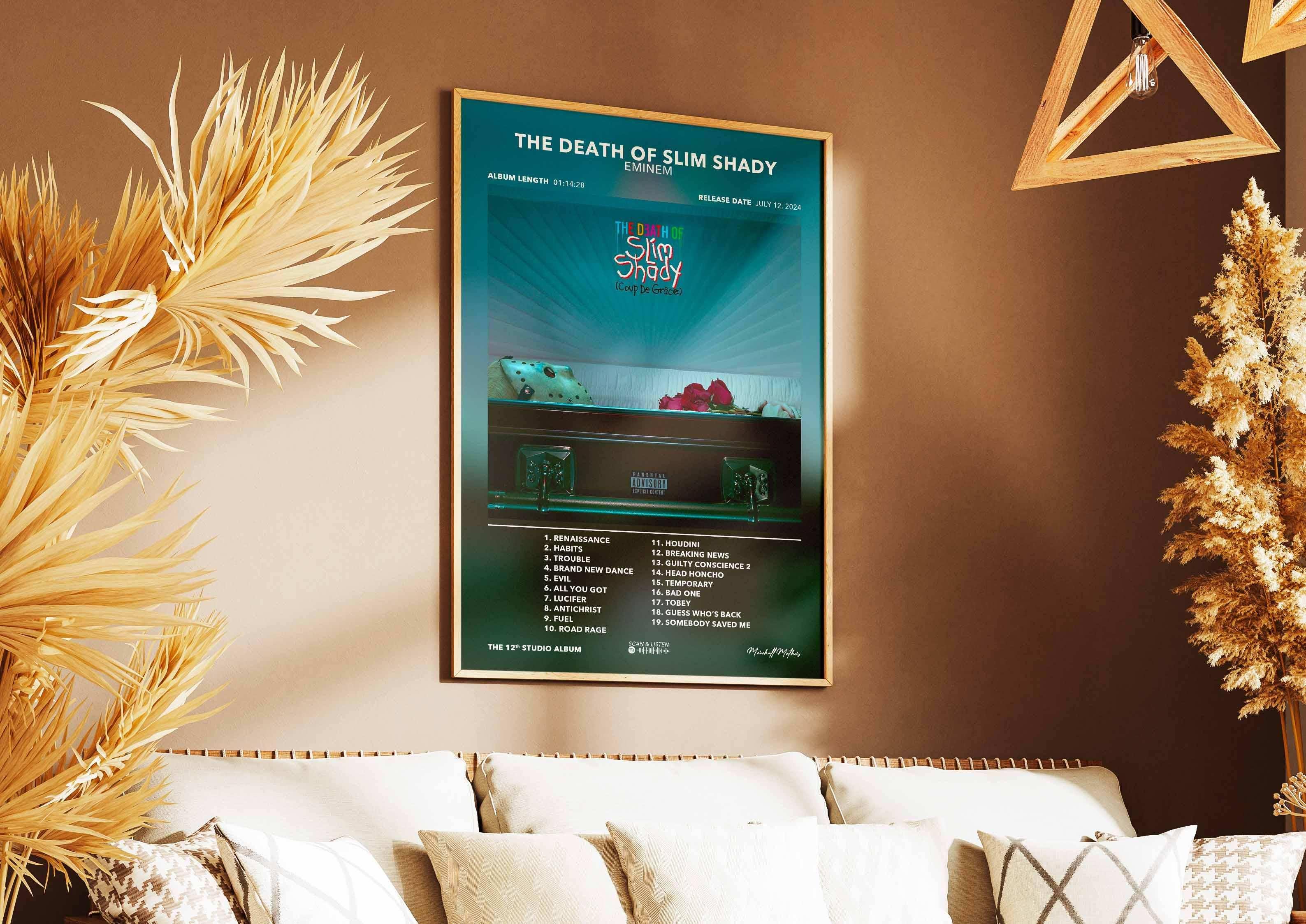 Poster The Death Of Slim Shady Eminem - Backyard