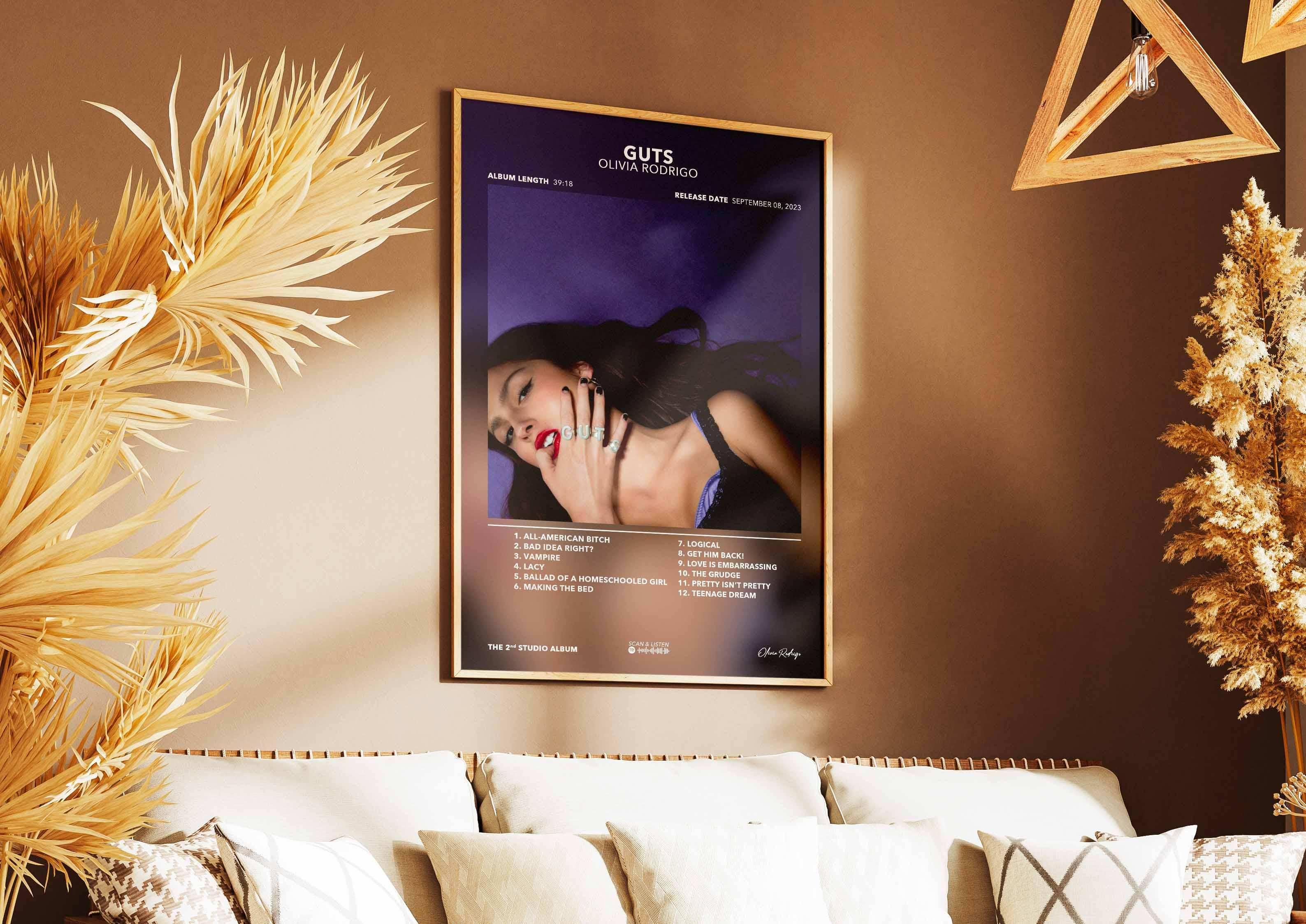 Poster Guts Olivia Rodrigo - Backyard