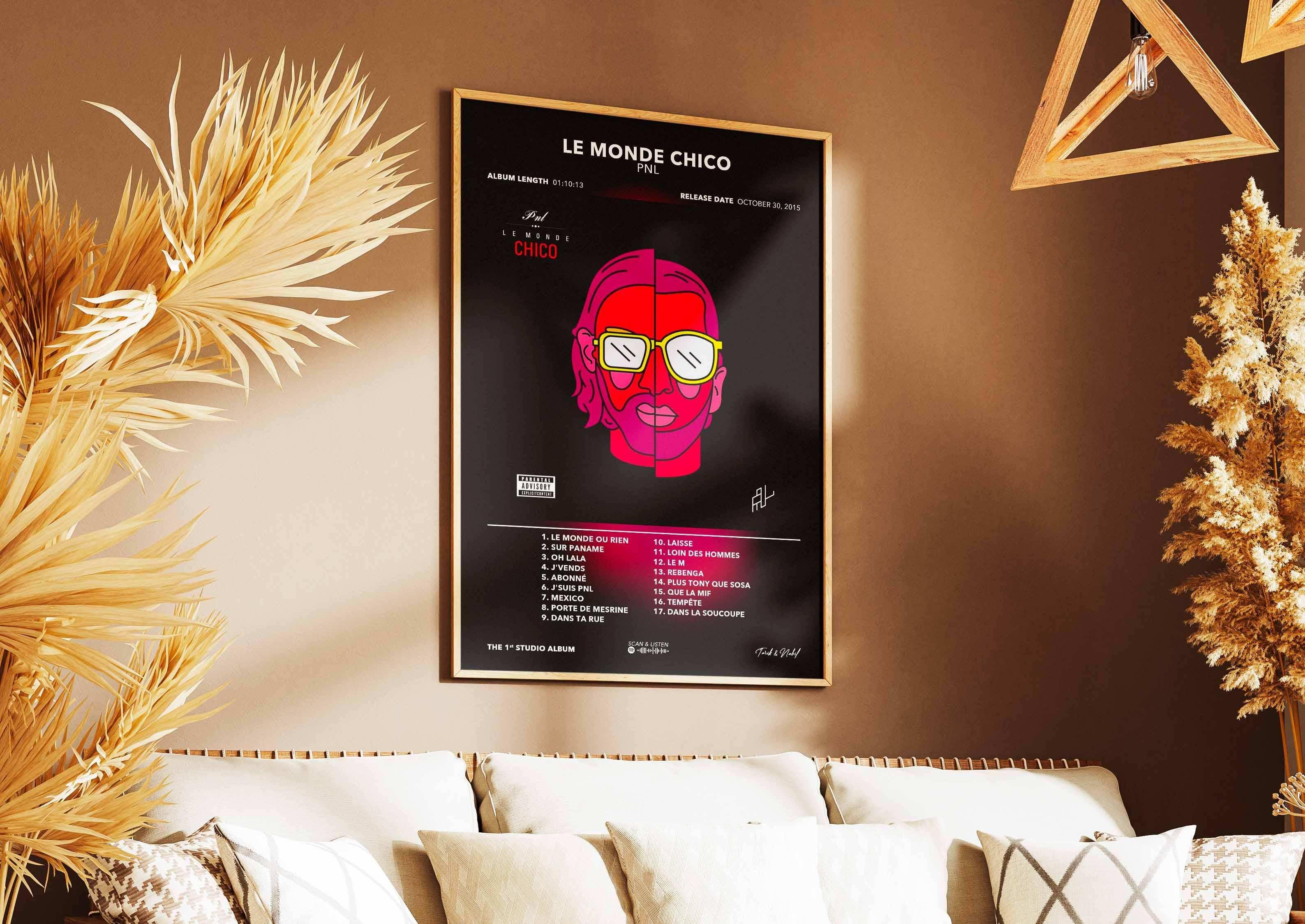 Poster Le Monde Chico PNL - Backyard