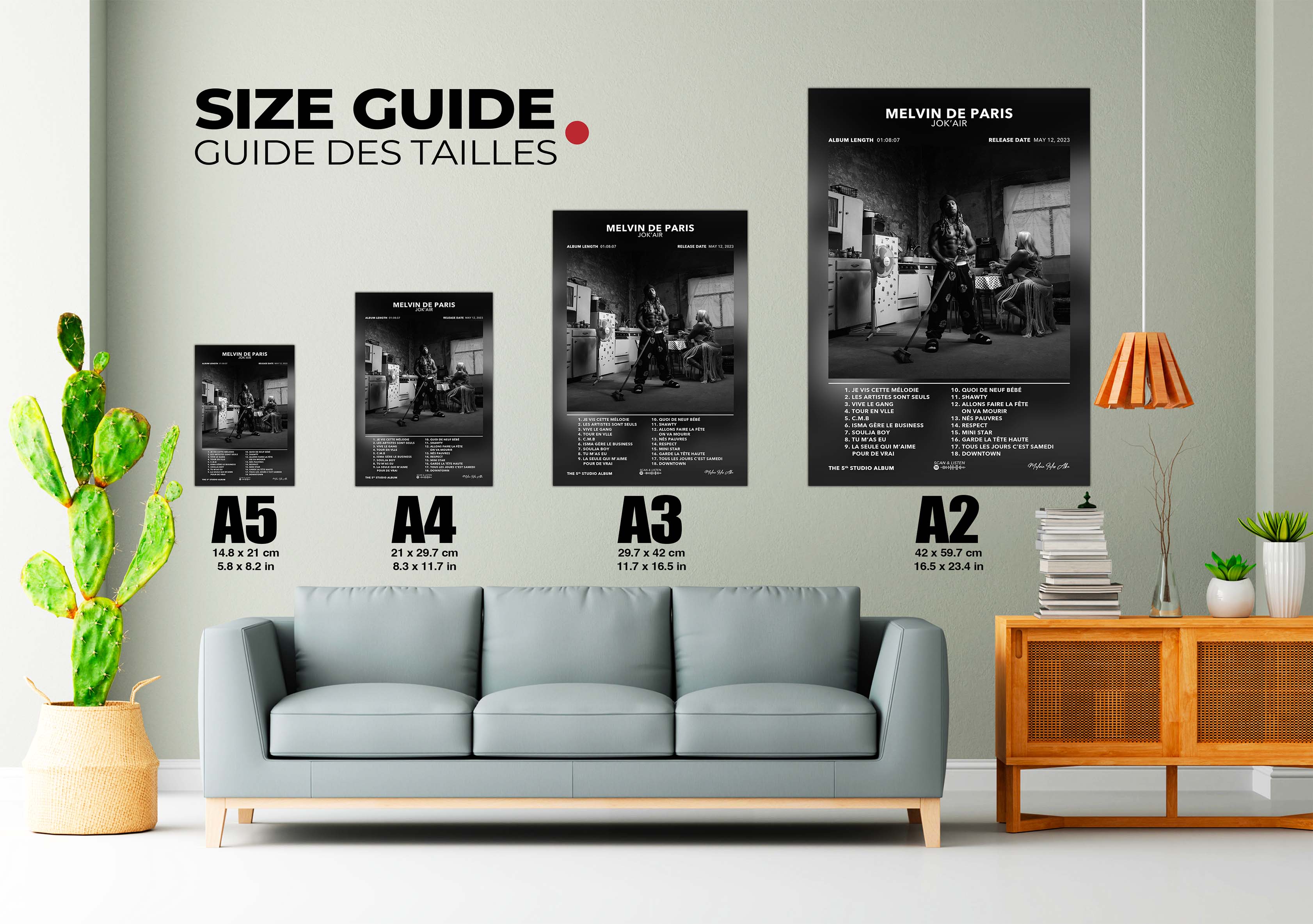 Poster Melvin De Paris Jokair