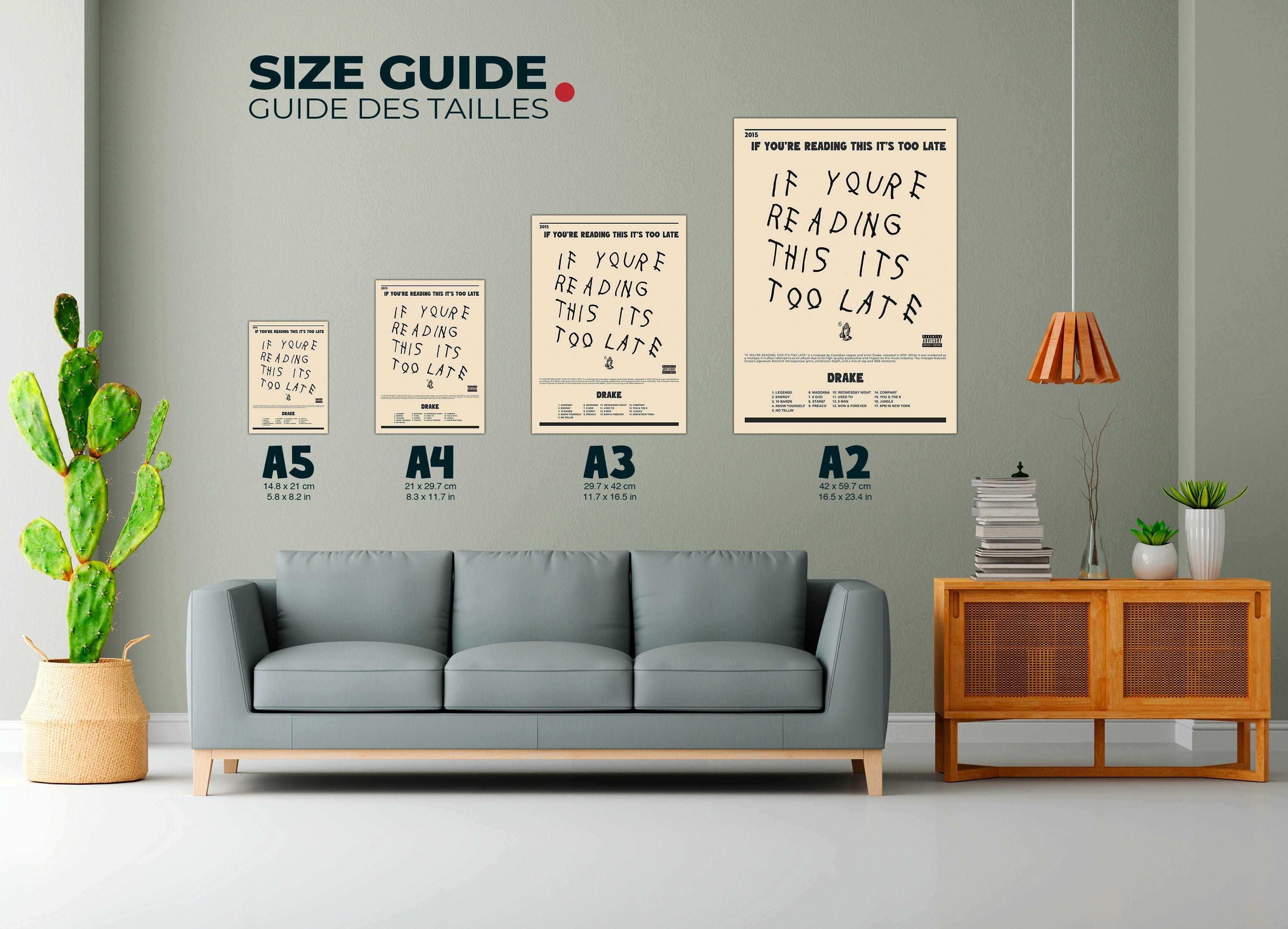 If You're Reading This t's Too Late Drake Poster - Backyard