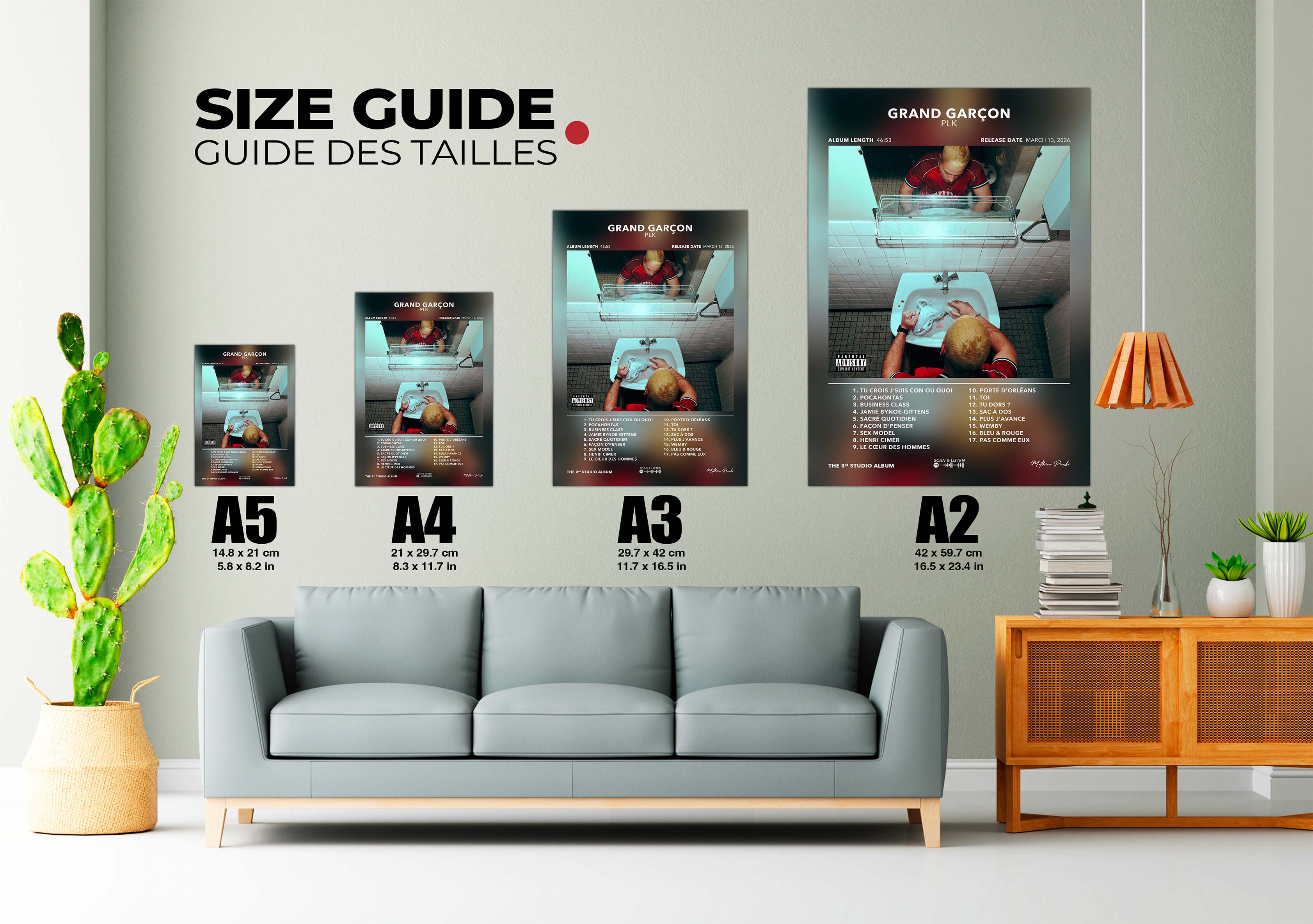 Poster Grand Garçon PLK