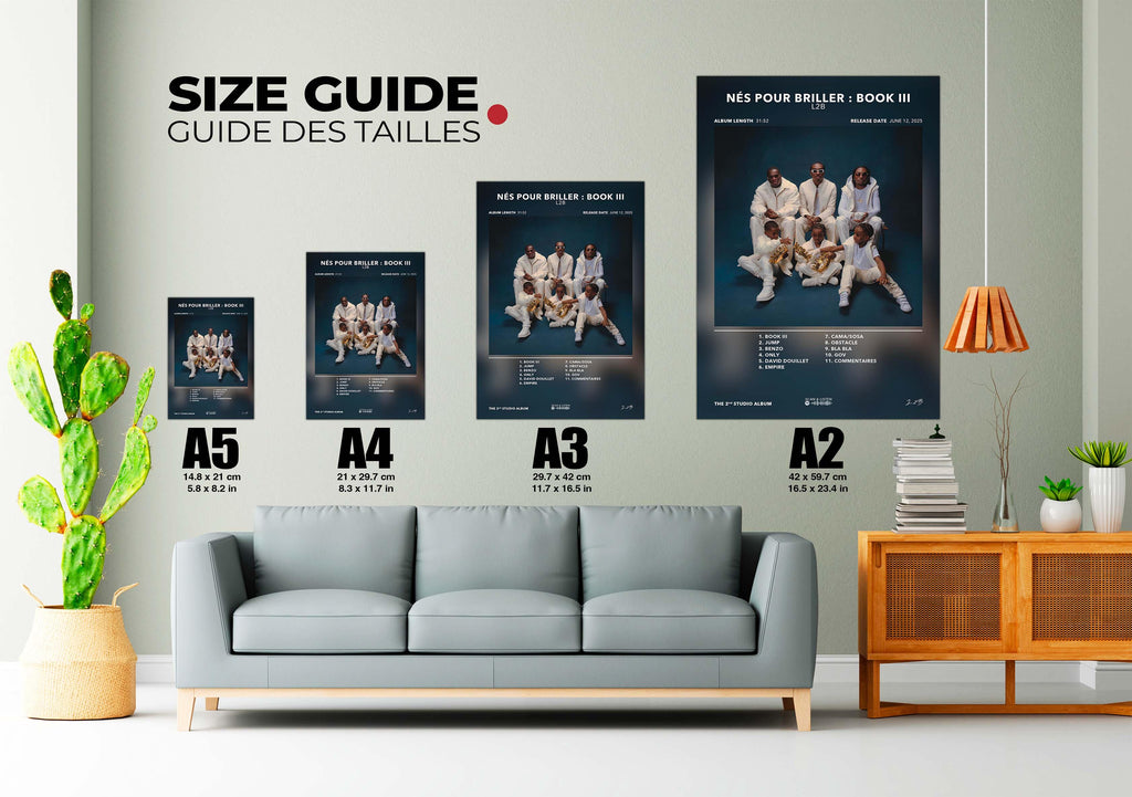 Poster Nés Pour Briller 3 L2B