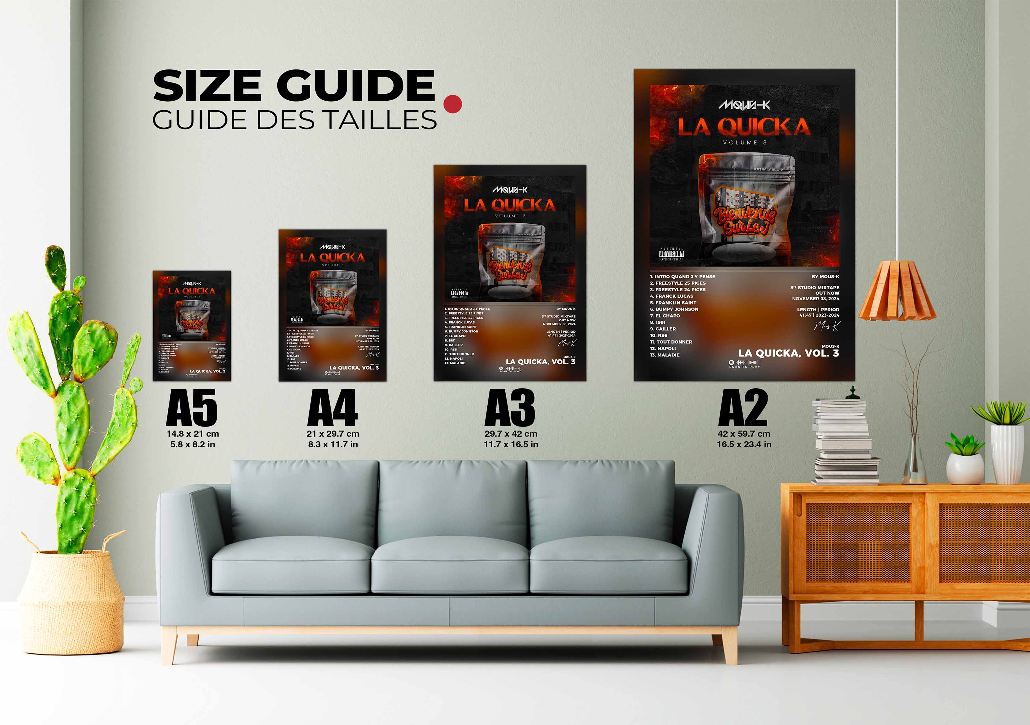 Poster La Quicka Vol 3 Mous-K