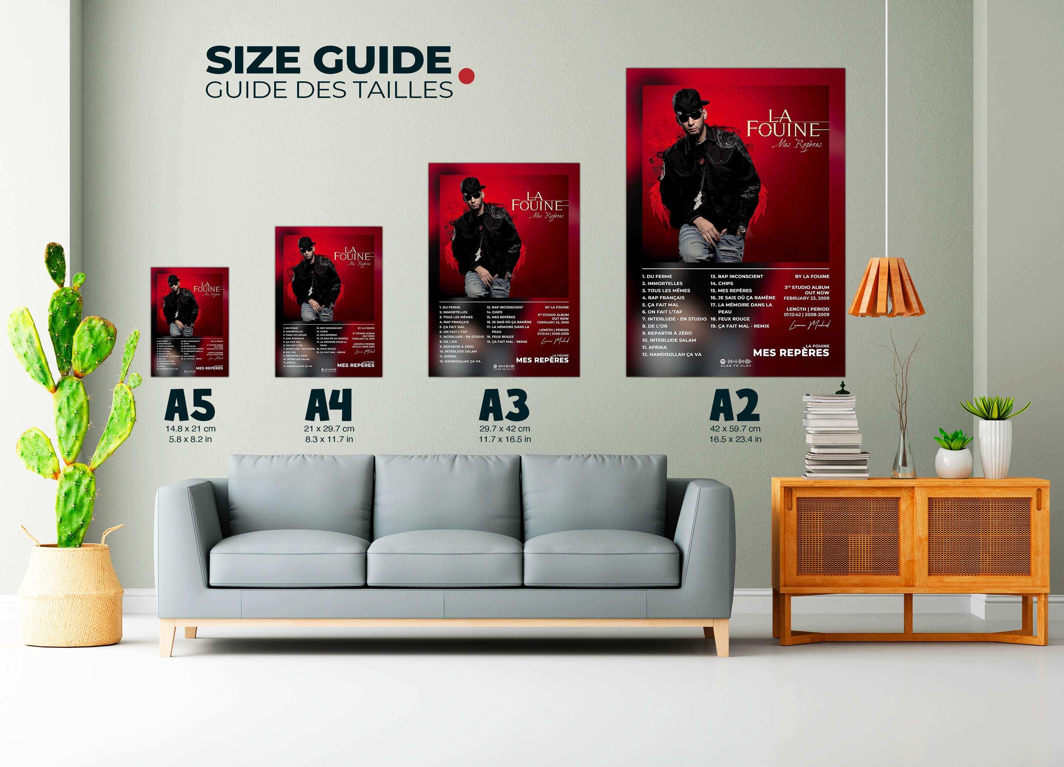 Mes Repères de La Fouine Poster - Backyard