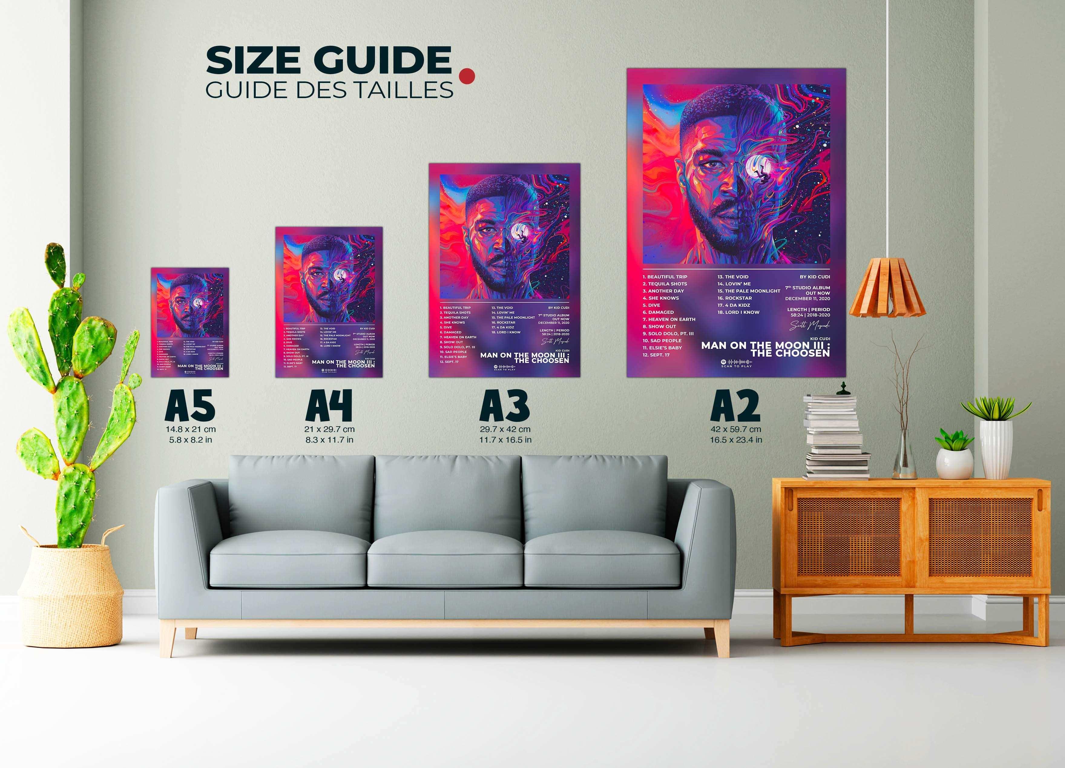 Man On The Moon 3 : The Choosen Kid Cudi Poster - Backyard