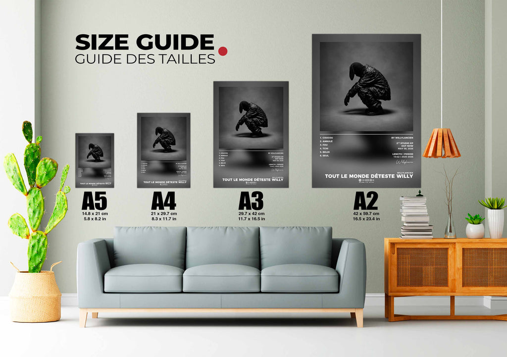 Poster Tout Le Monde Déteste Willy WillyLancien