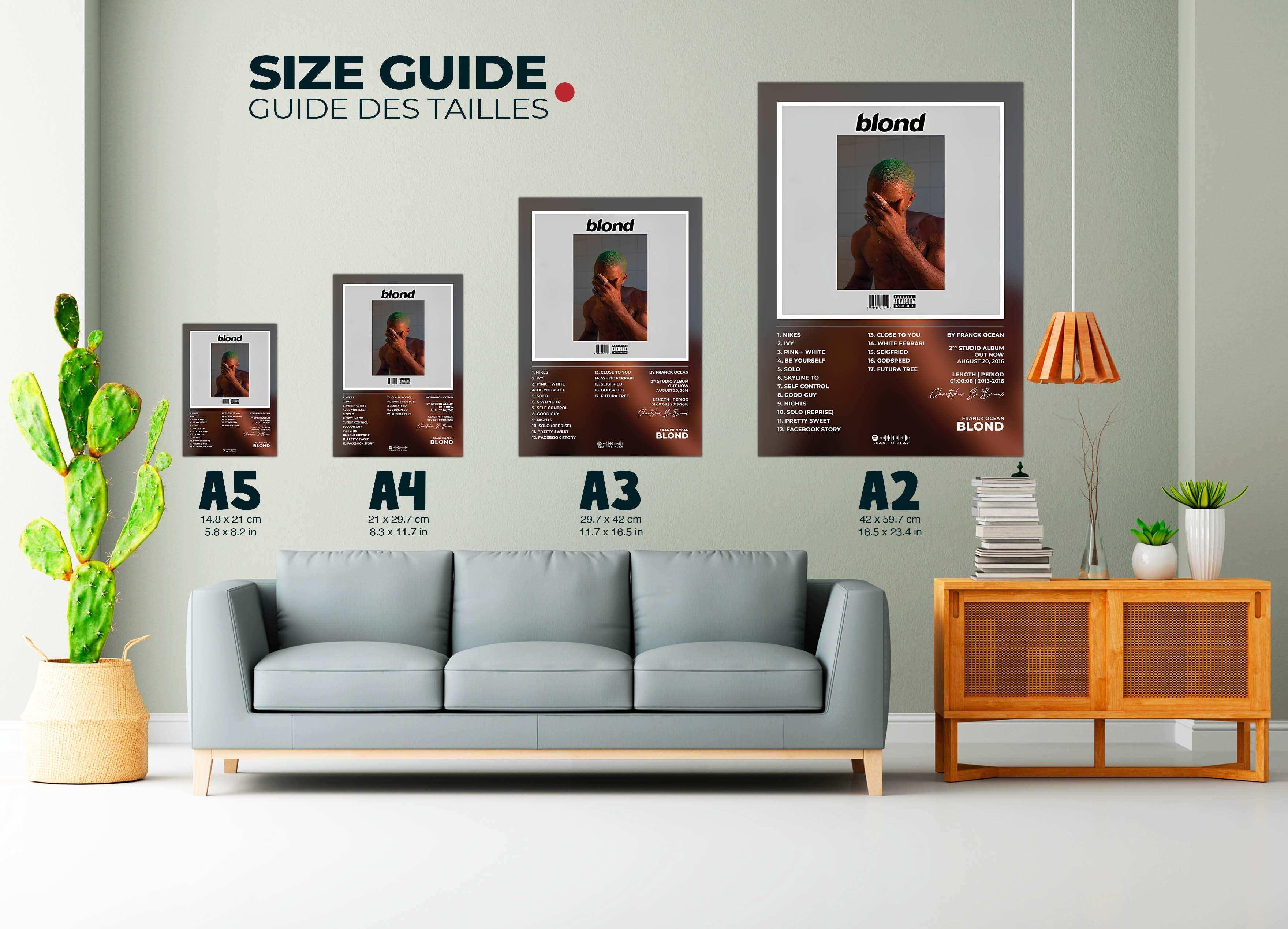 Blonde Frank Ocean Poster - Backyard