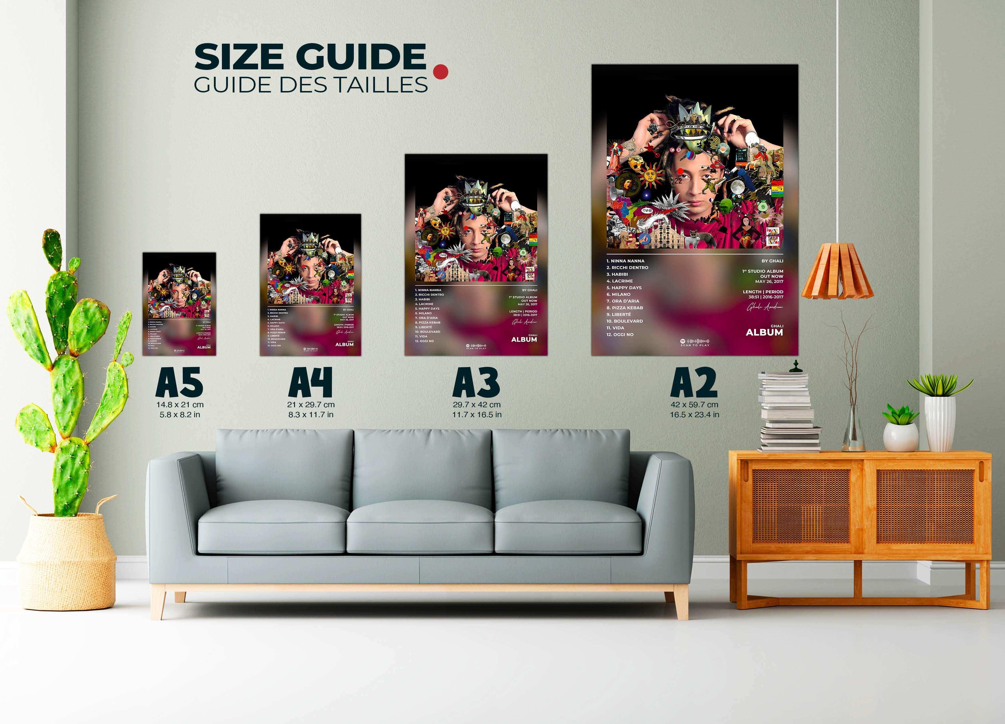 Album Ghali Poster - Backyard