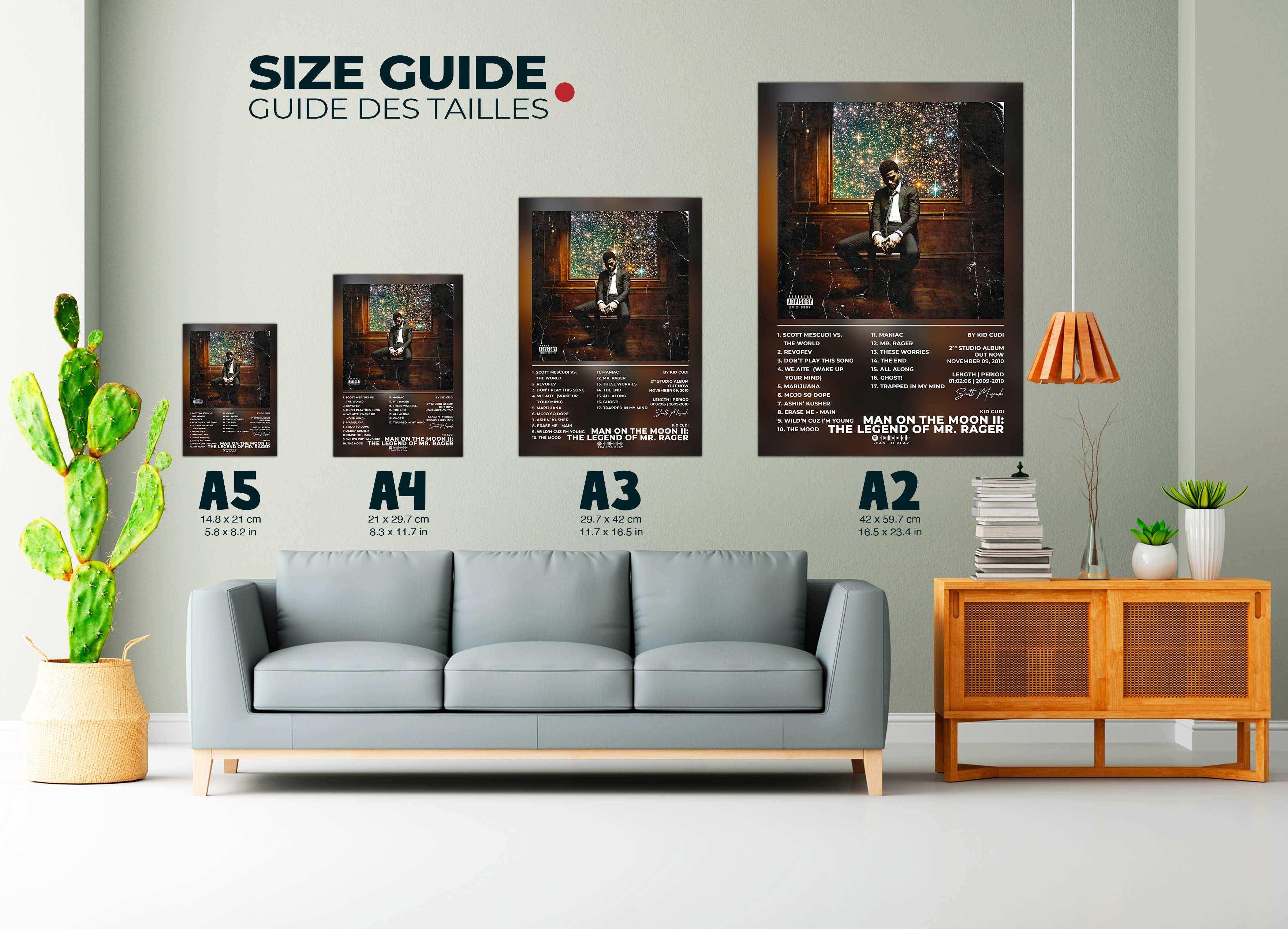 Man On The Moon 2 : The Legend Of Mr Rager Kid Cudi Poster - Backyard