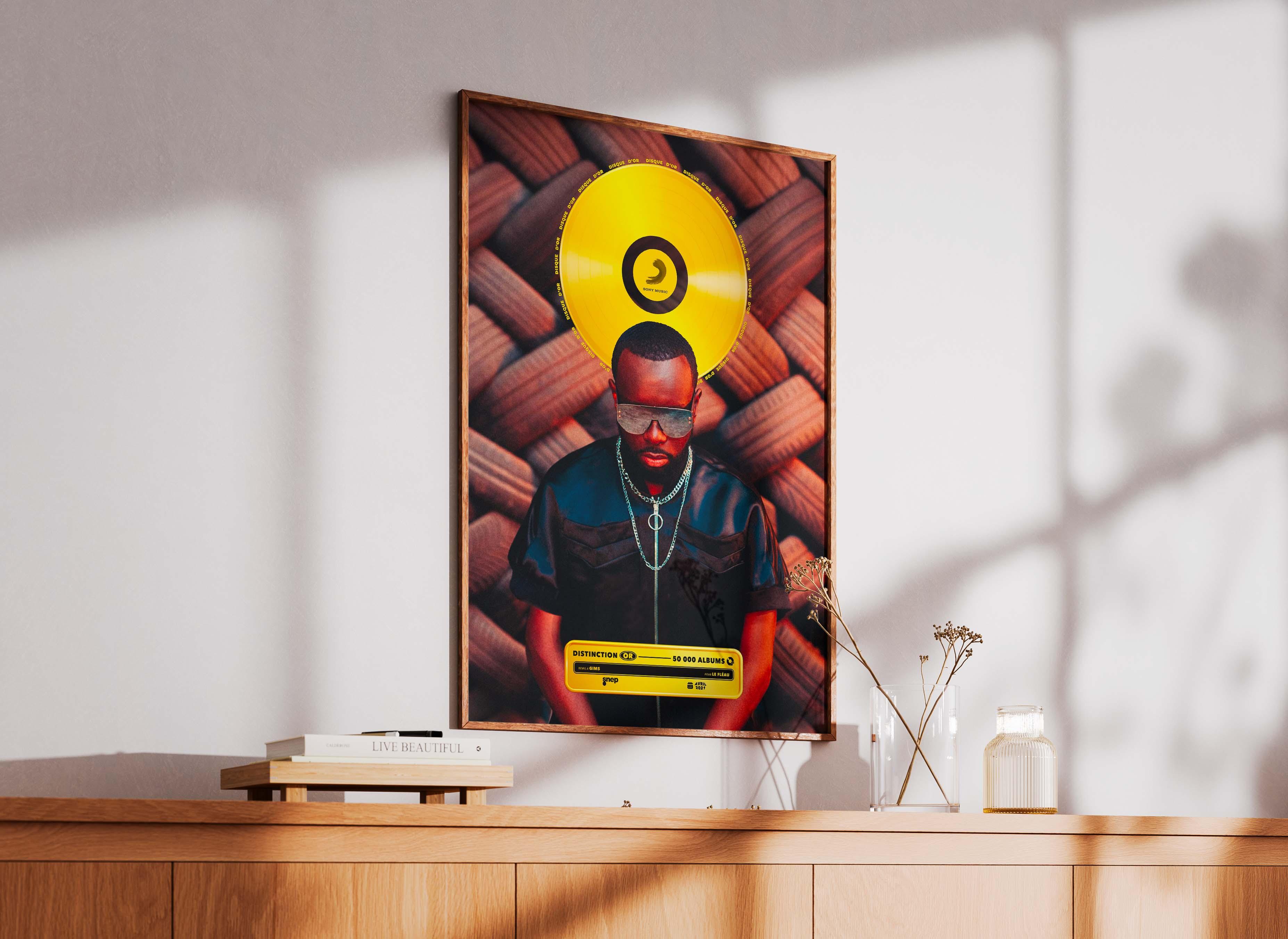 Disque D'or Le Fléau Gims - Backyard