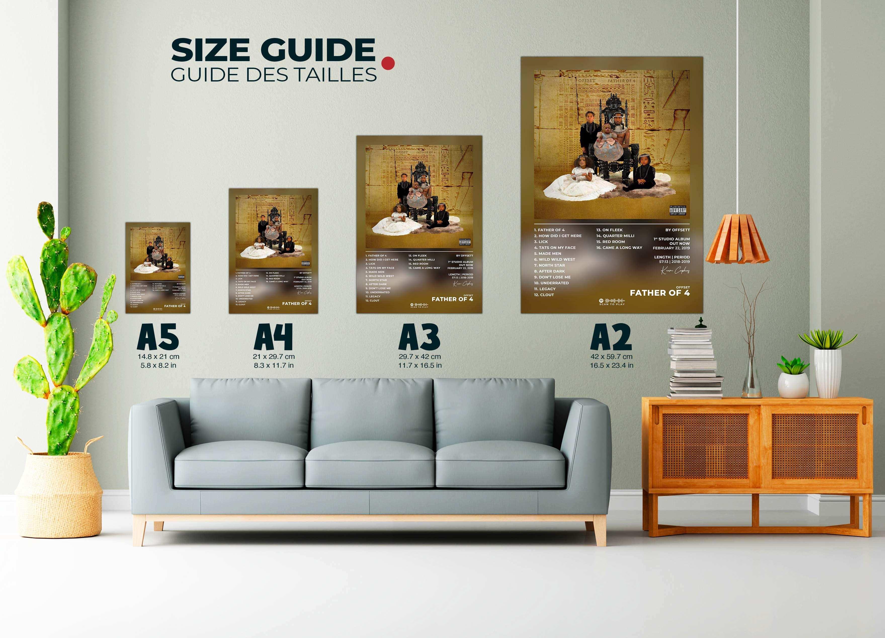 Father Of 4 Offset Poster - Backyard