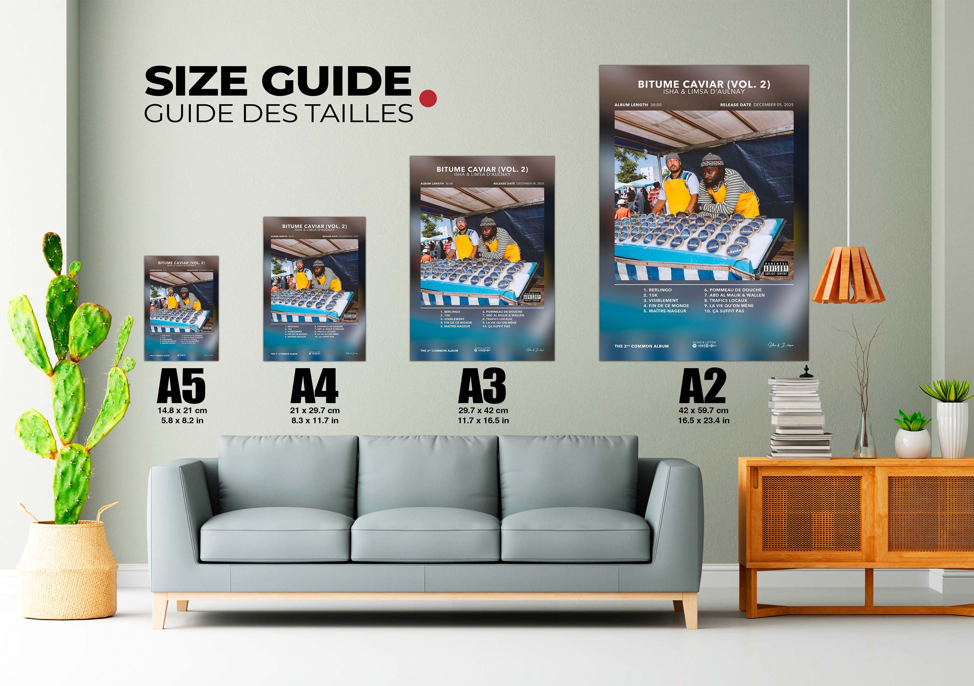 Poster Bitume Caviar 2 Isha & Limsa D'Aulnay