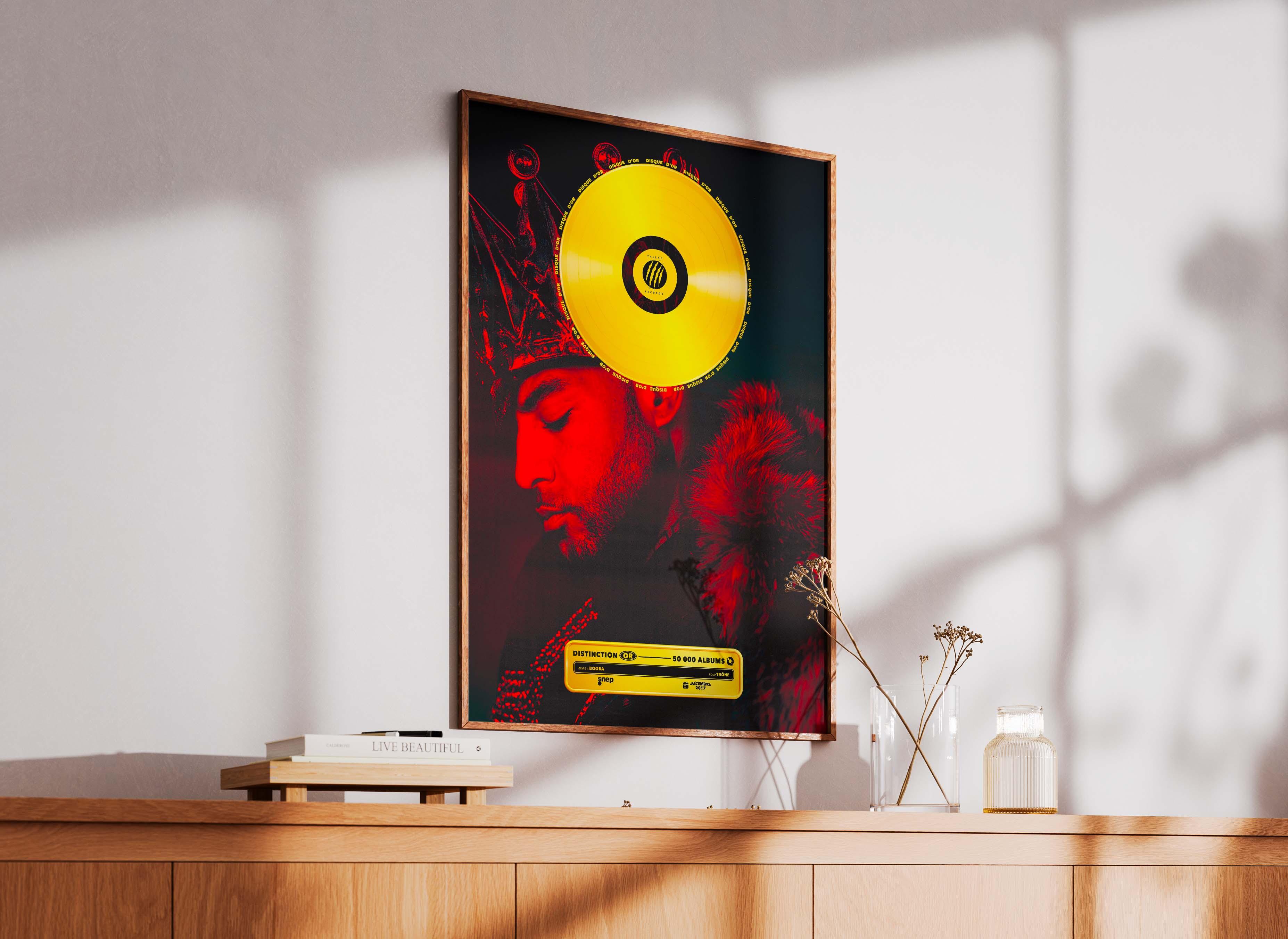 Disque D'or Trône Booba - Backyard